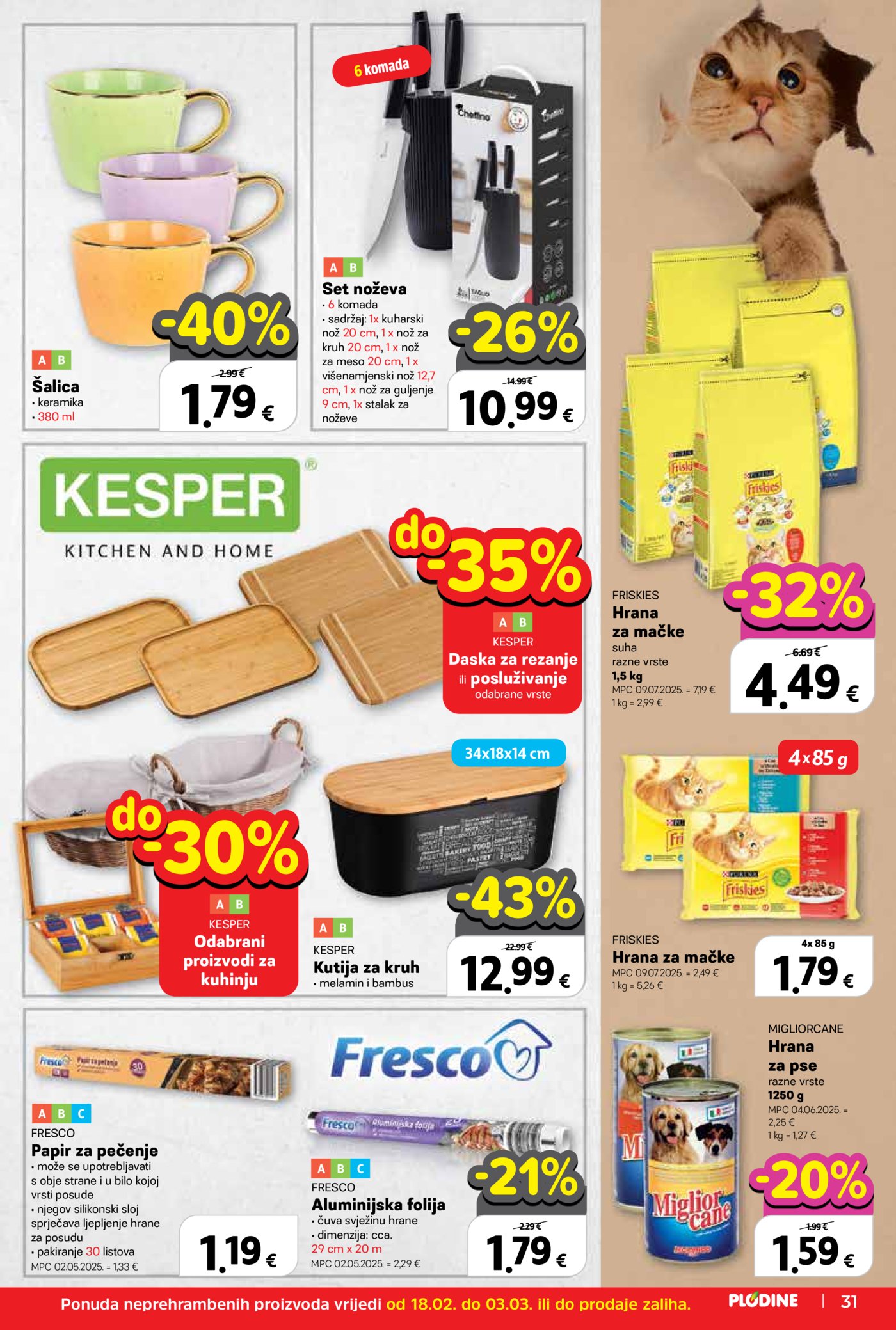 Plodine katalog Akcija 18.02.-24.02.2026.