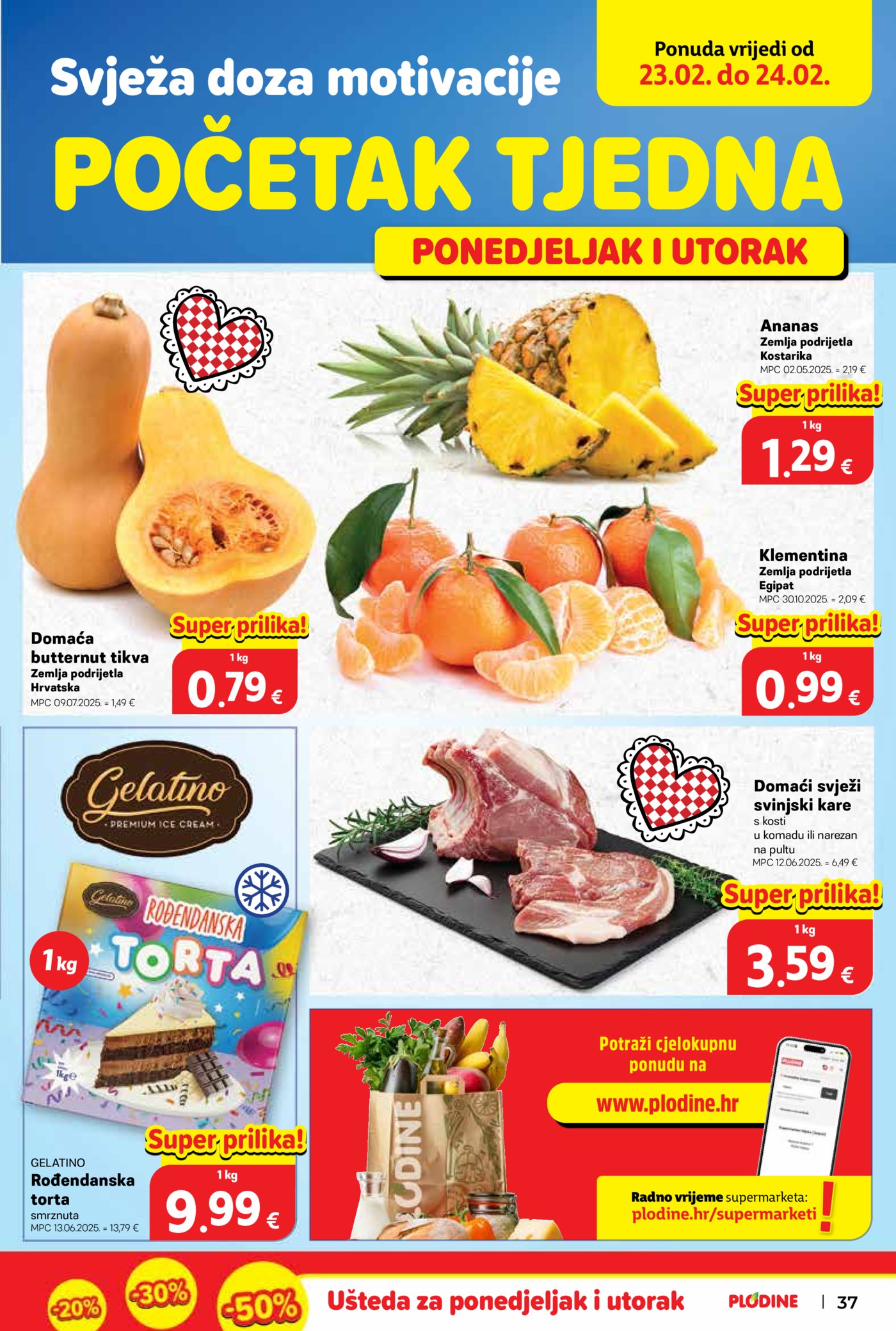 Plodine katalog Akcija 18.02.-24.02.2026.
