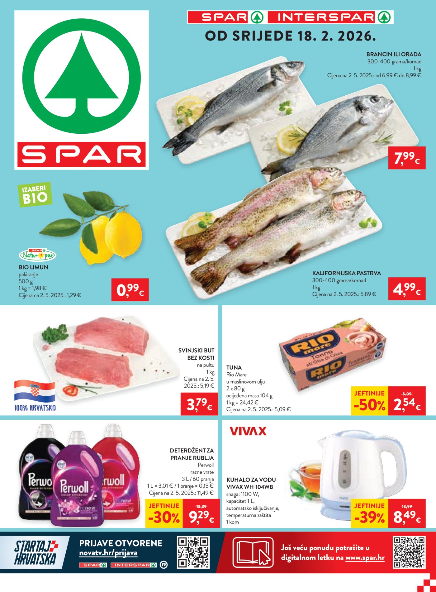 SPAR -INTERSPAR katalog Akcija 18.02.-24.02.2026.