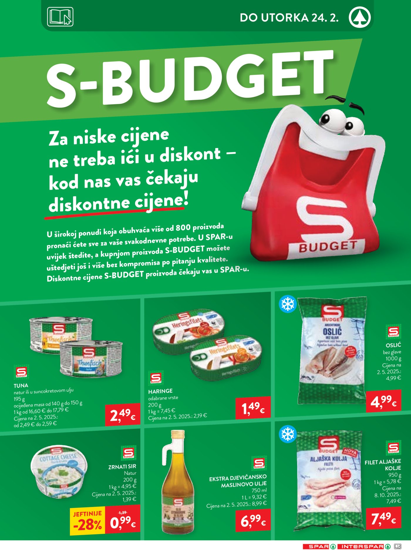 SPAR -INTERSPAR katalog Akcija 18.02.-24.02.2026.