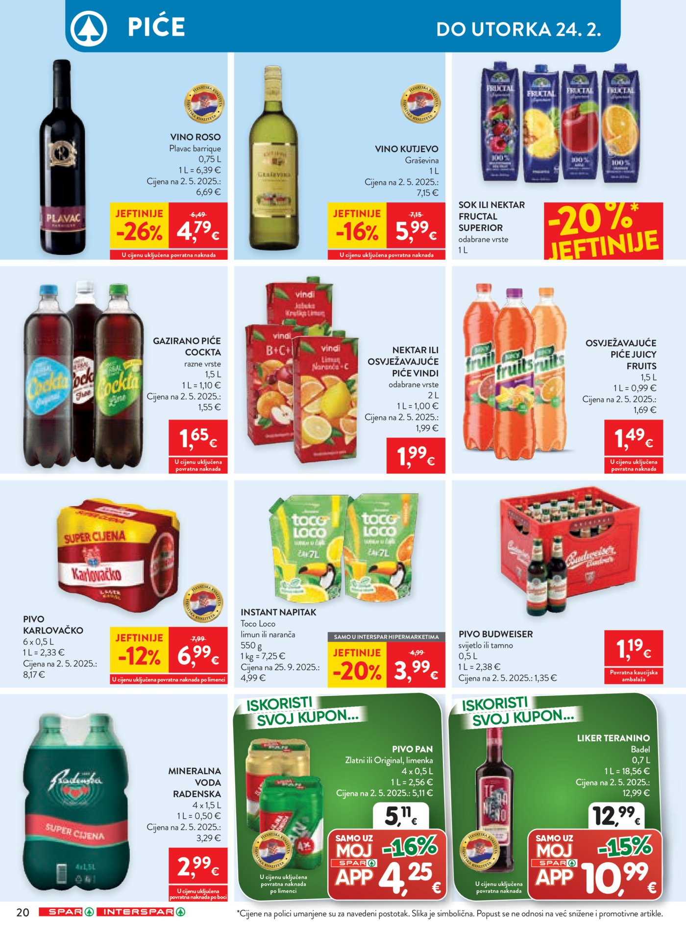 SPAR -INTERSPAR katalog Akcija 18.02.-24.02.2026.