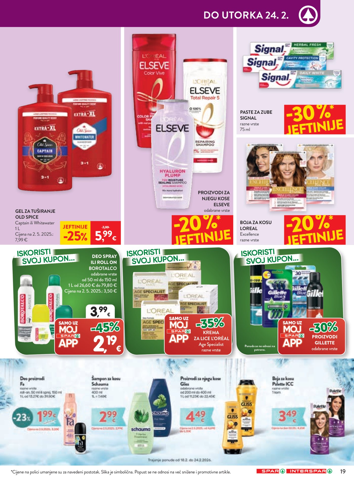 SPAR -INTERSPAR katalog Akcija 18.02.-24.02.2026.