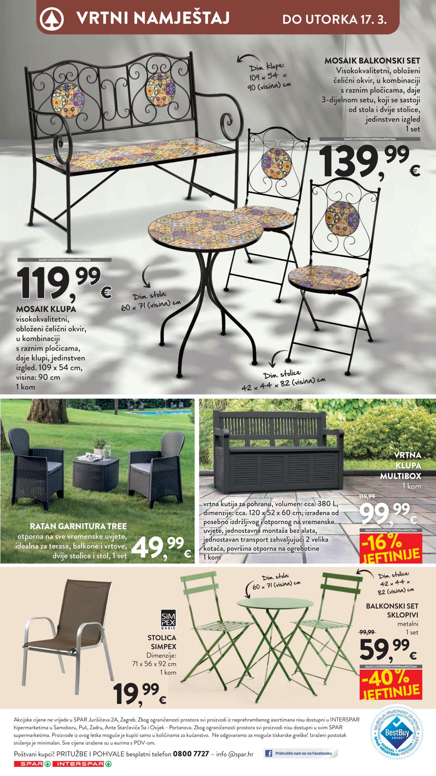 SPAR - INTERSPAR katalog Proljeće 18.02.-17.03.2026.