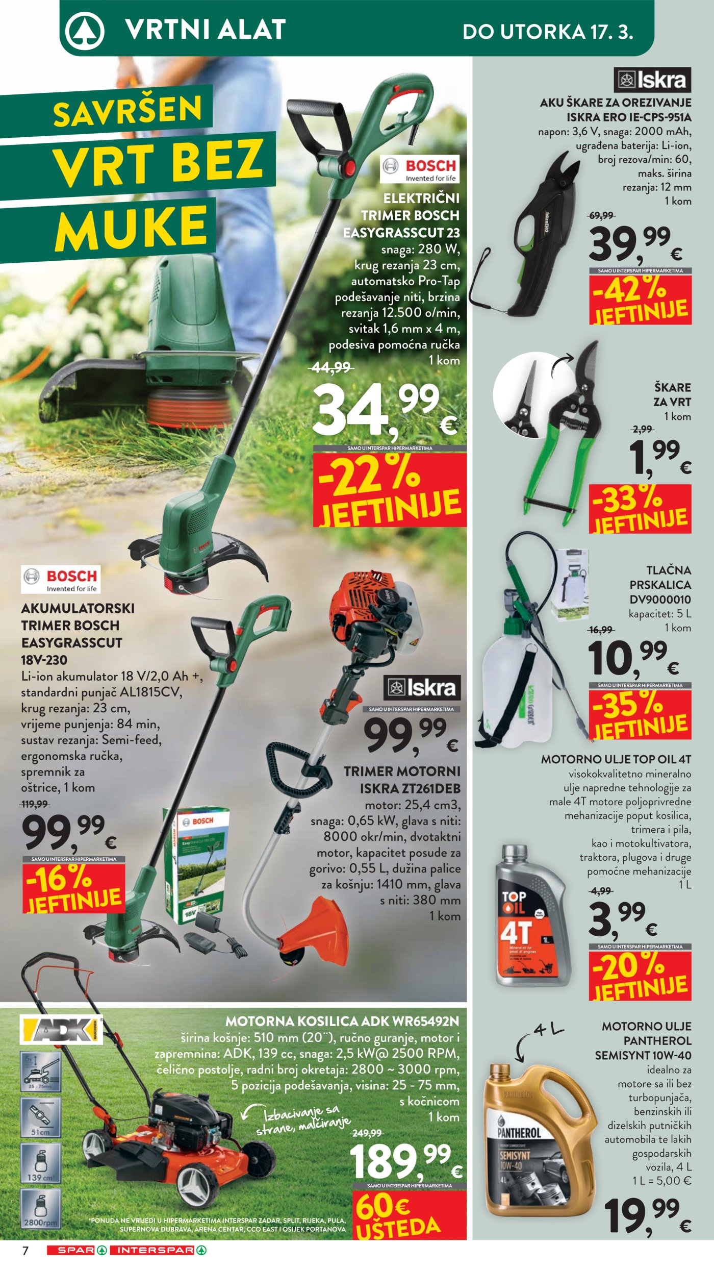 SPAR - INTERSPAR katalog Proljeće 18.02.-17.03.2026.