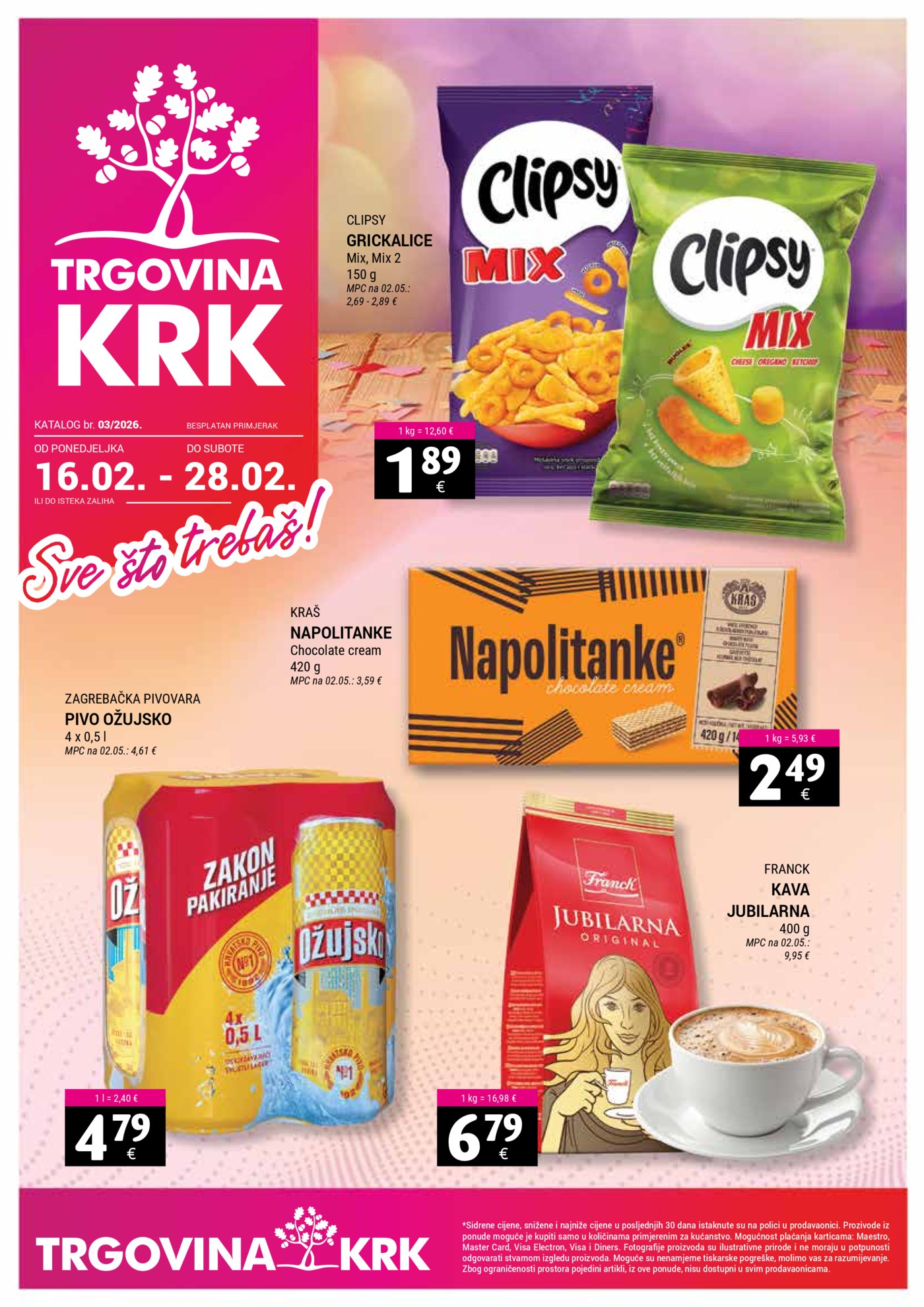 Trgovina Krk katalog Akcija 16.02.-28.02.