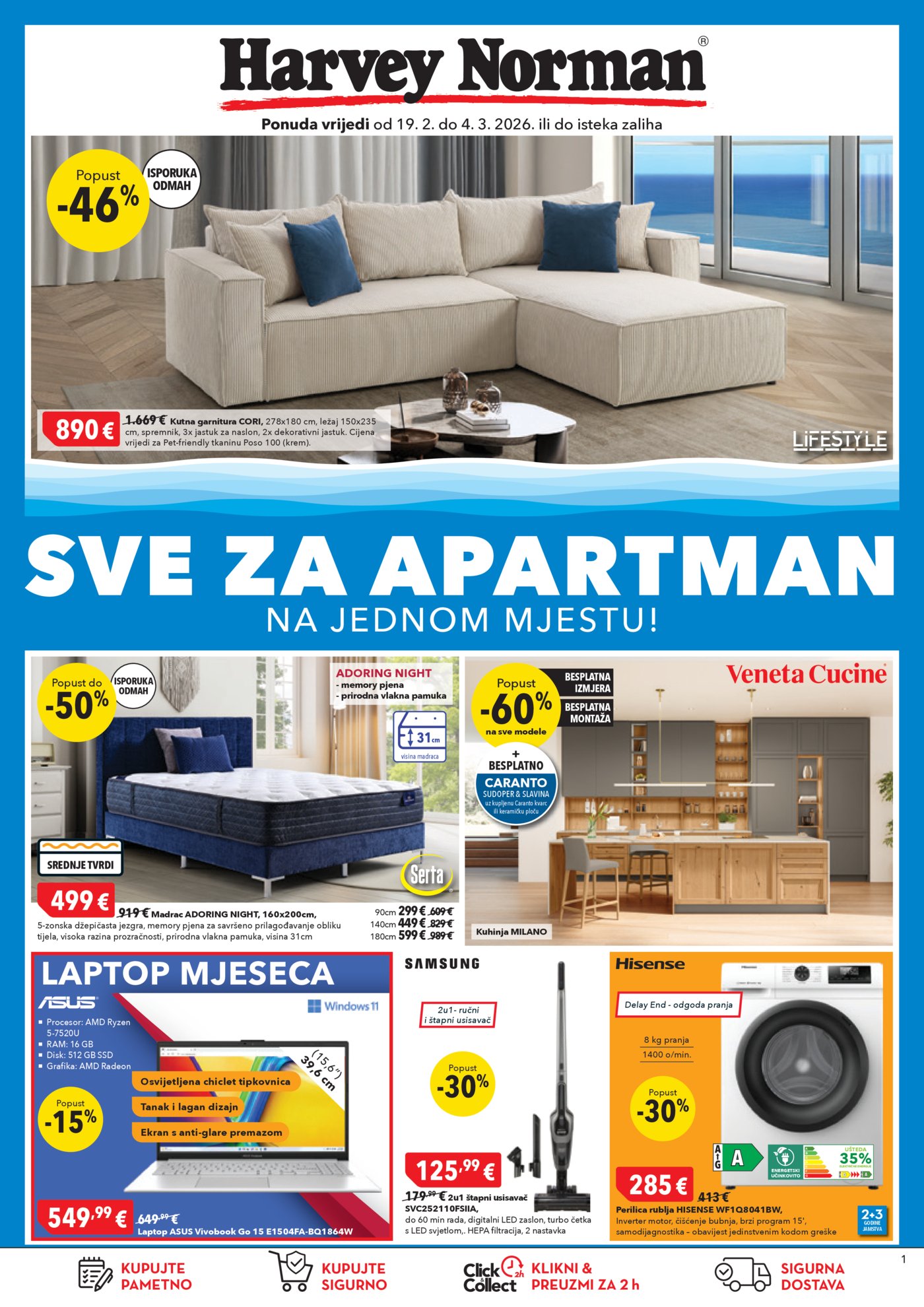 Harvey Norman katalog Akcija 19.02.-04.03.2026.