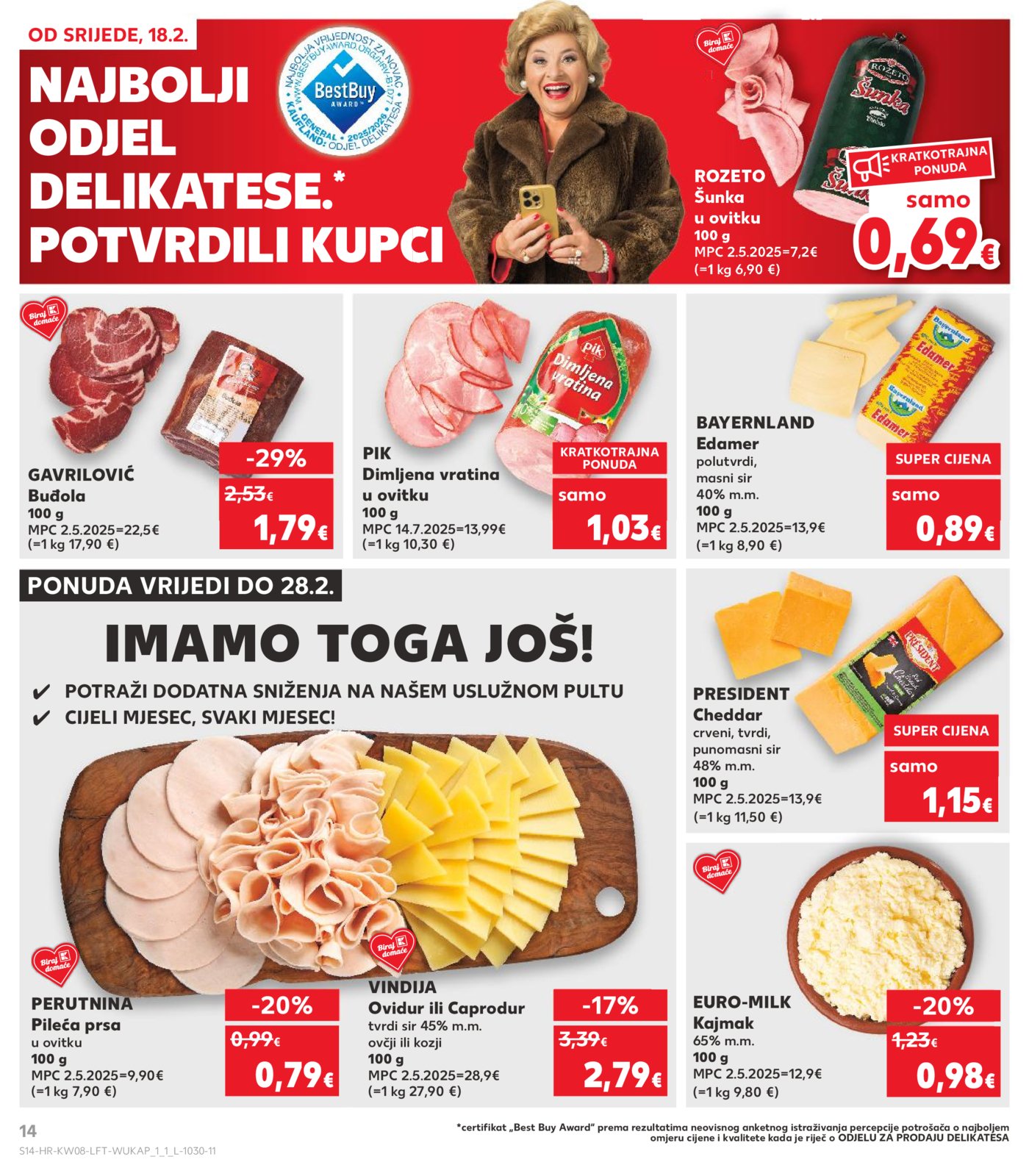 Kaufland katalog Akcija 18.02.-24.02.2026. Odabrane poslovnice
