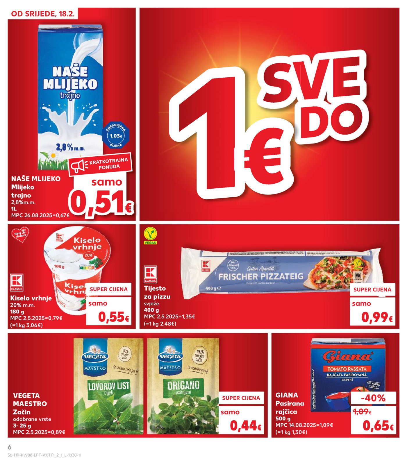 Kaufland katalog Akcija 18.02.-24.02.2026. Odabrane poslovnice