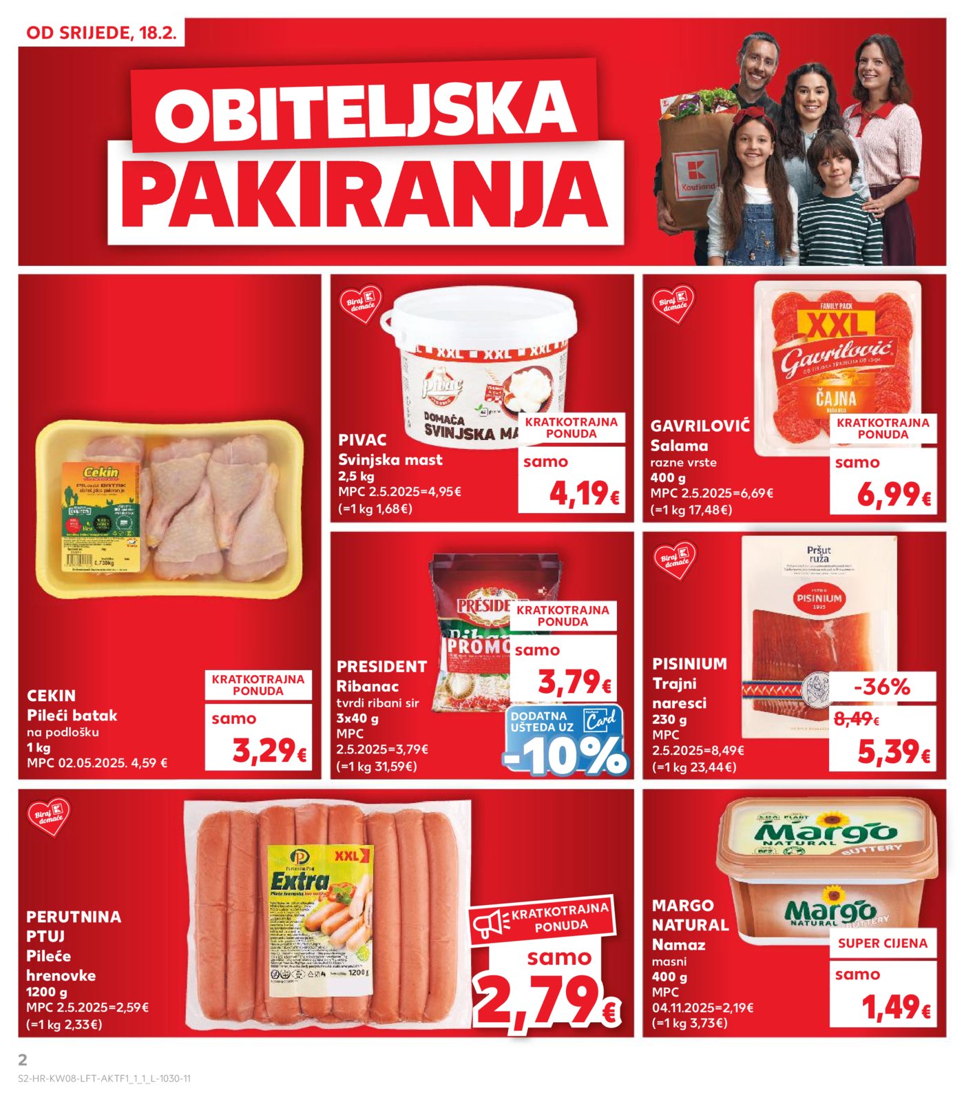 Kaufland katalog Akcija 18.02.-24.02.2026. VG, Po, Ro, Vo, Vu, DS, MA, Iv, Lu