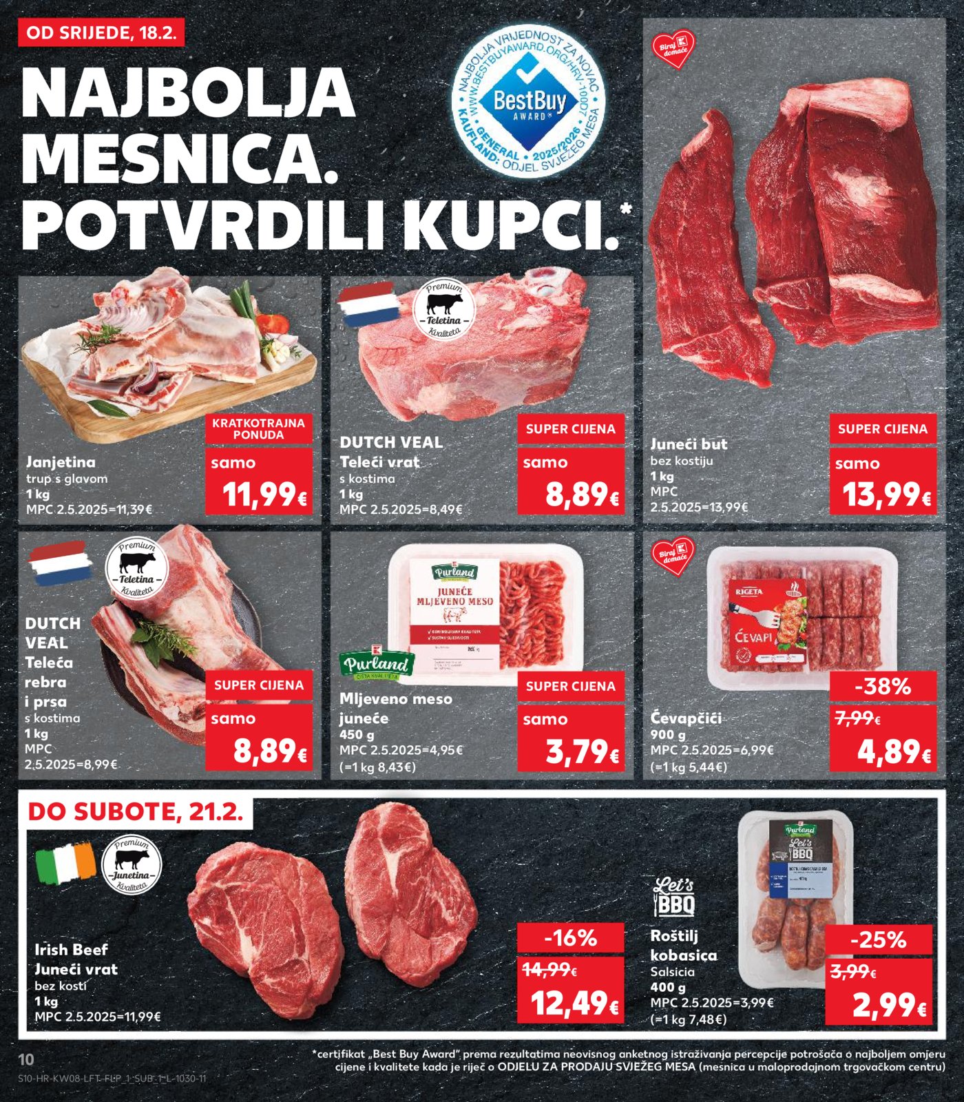 Kaufland katalog Akcija 18.02.-24.02.2026. VG, Po, Ro, Vo, Vu, DS, MA, Iv, Lu