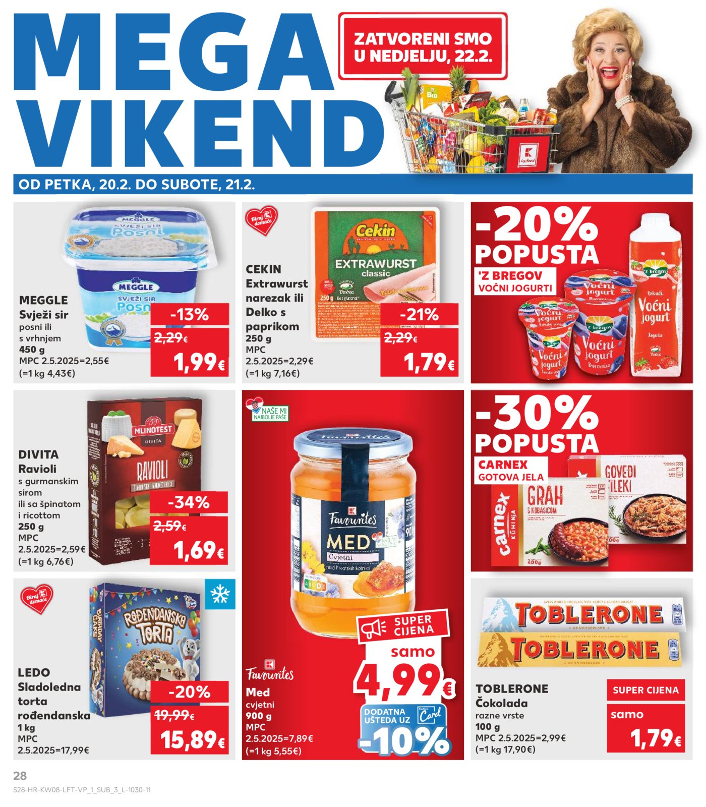Kaufland katalog Akcija 18.02.-24.02.2026. VG, Po, Ro, Vo, Vu, DS, MA, Iv, Lu