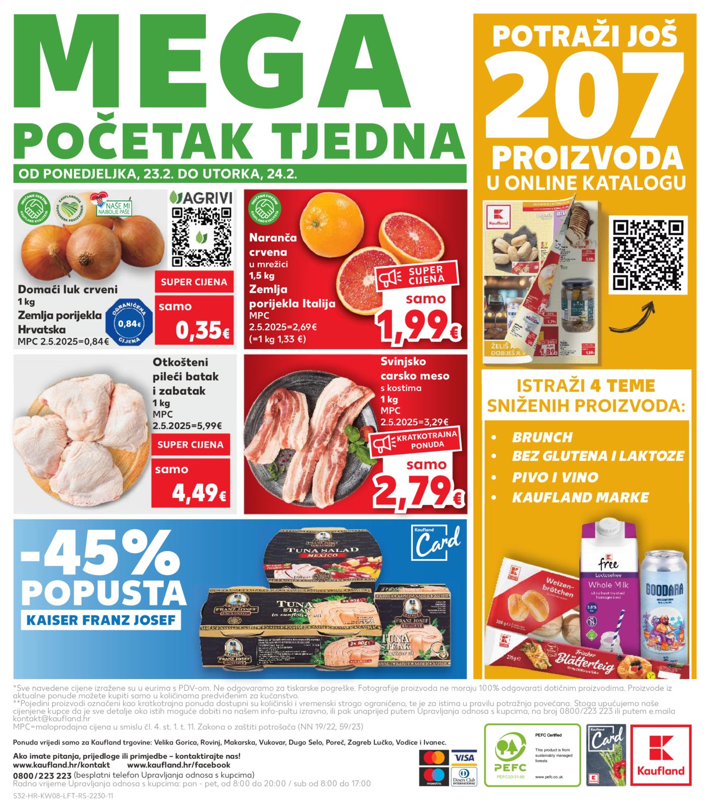Kaufland katalog Akcija 18.02.-24.02.2026. VG, Po, Ro, Vo, Vu, DS, MA, Iv, Lu