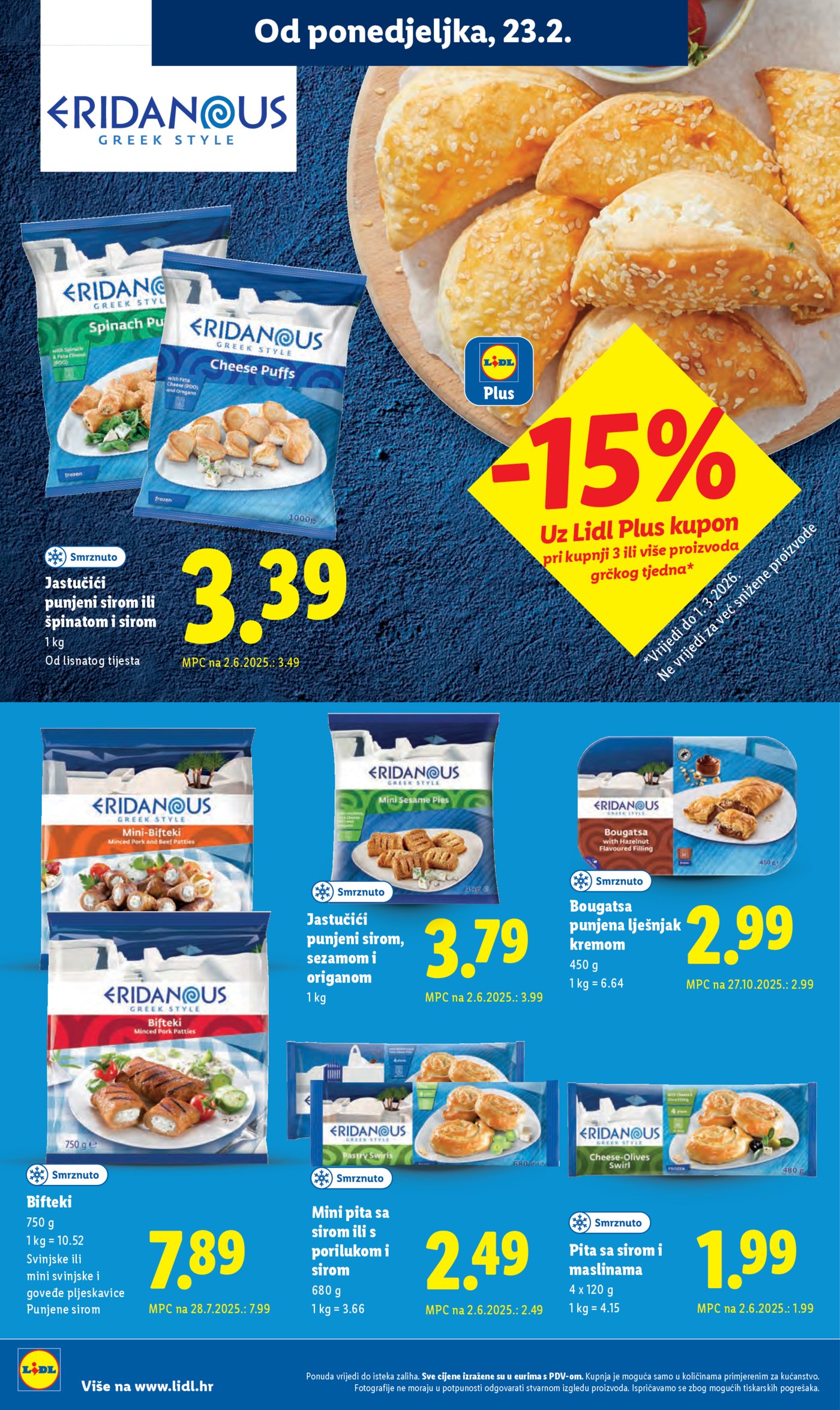 Lidl Super ponuda od ponedjeljka 23.02.-01.03.2026.