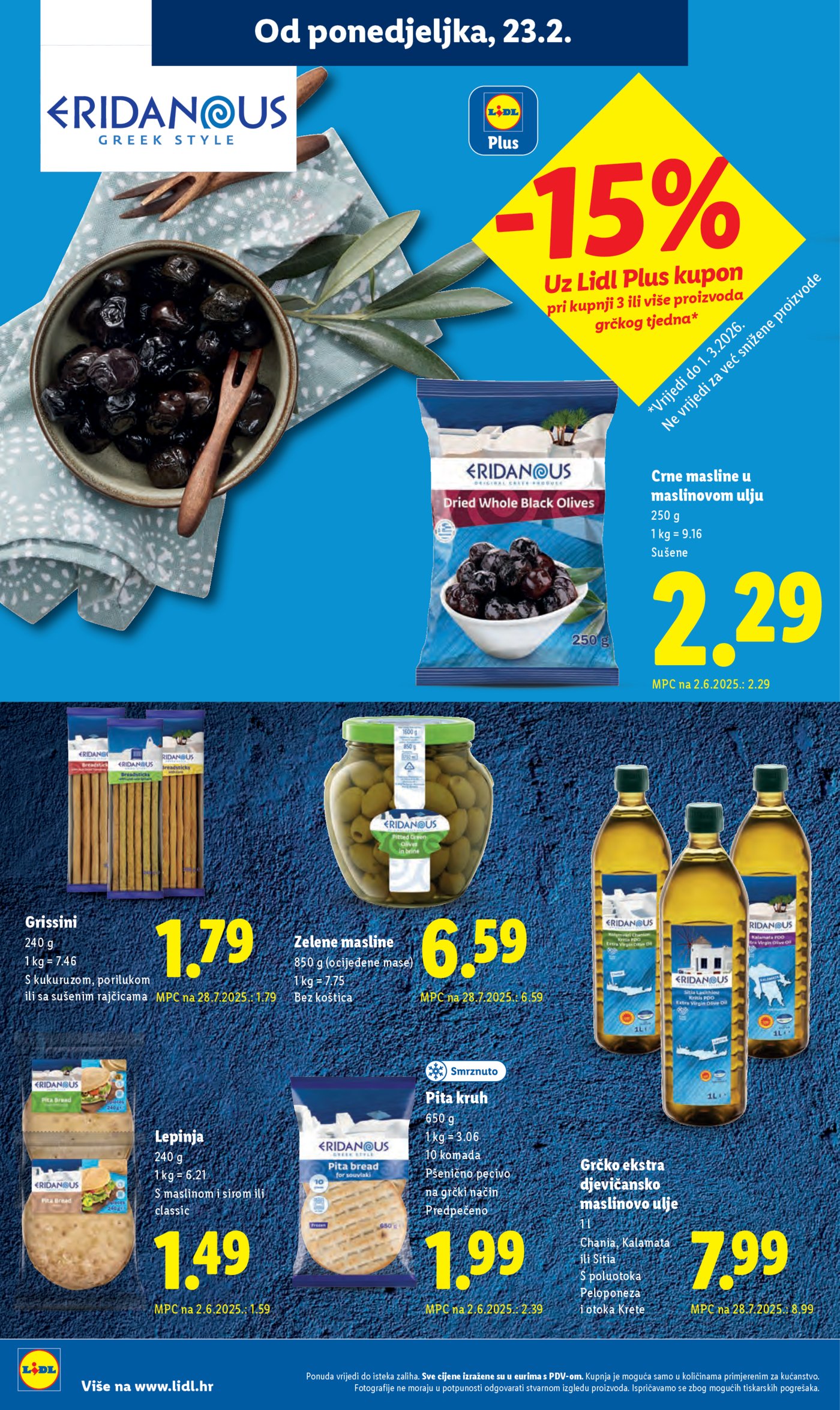 Lidl Super ponuda od ponedjeljka 23.02.-01.03.2026.