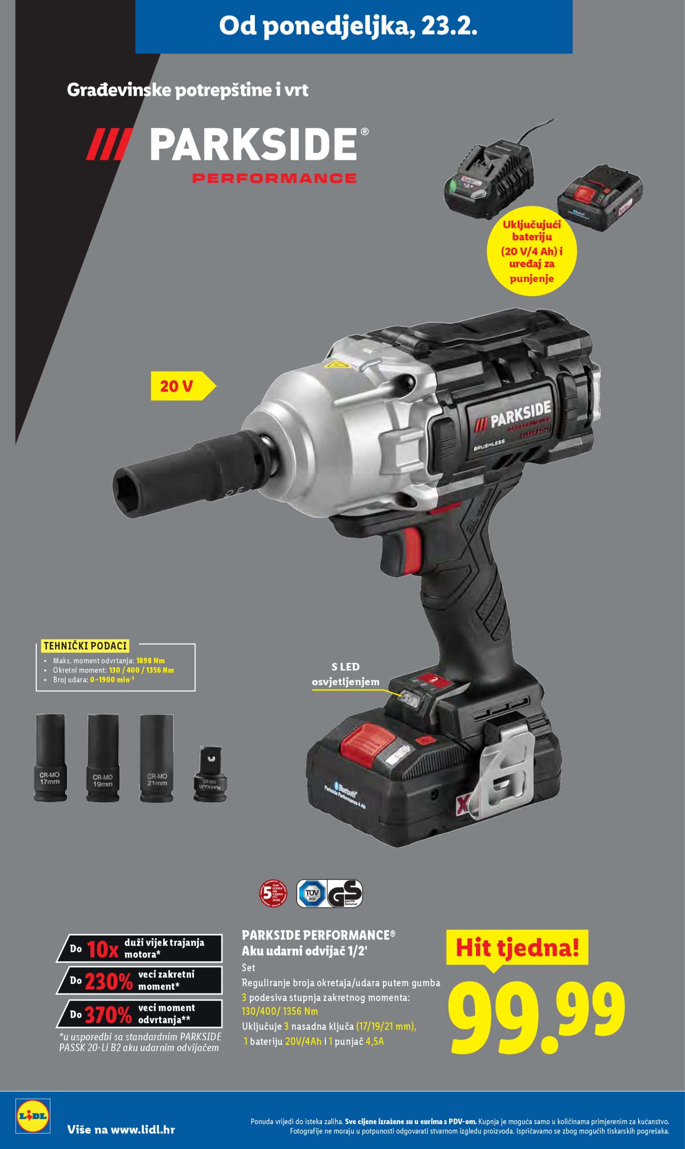 Lidl Super ponuda od ponedjeljka 23.02.-01.03.2026.