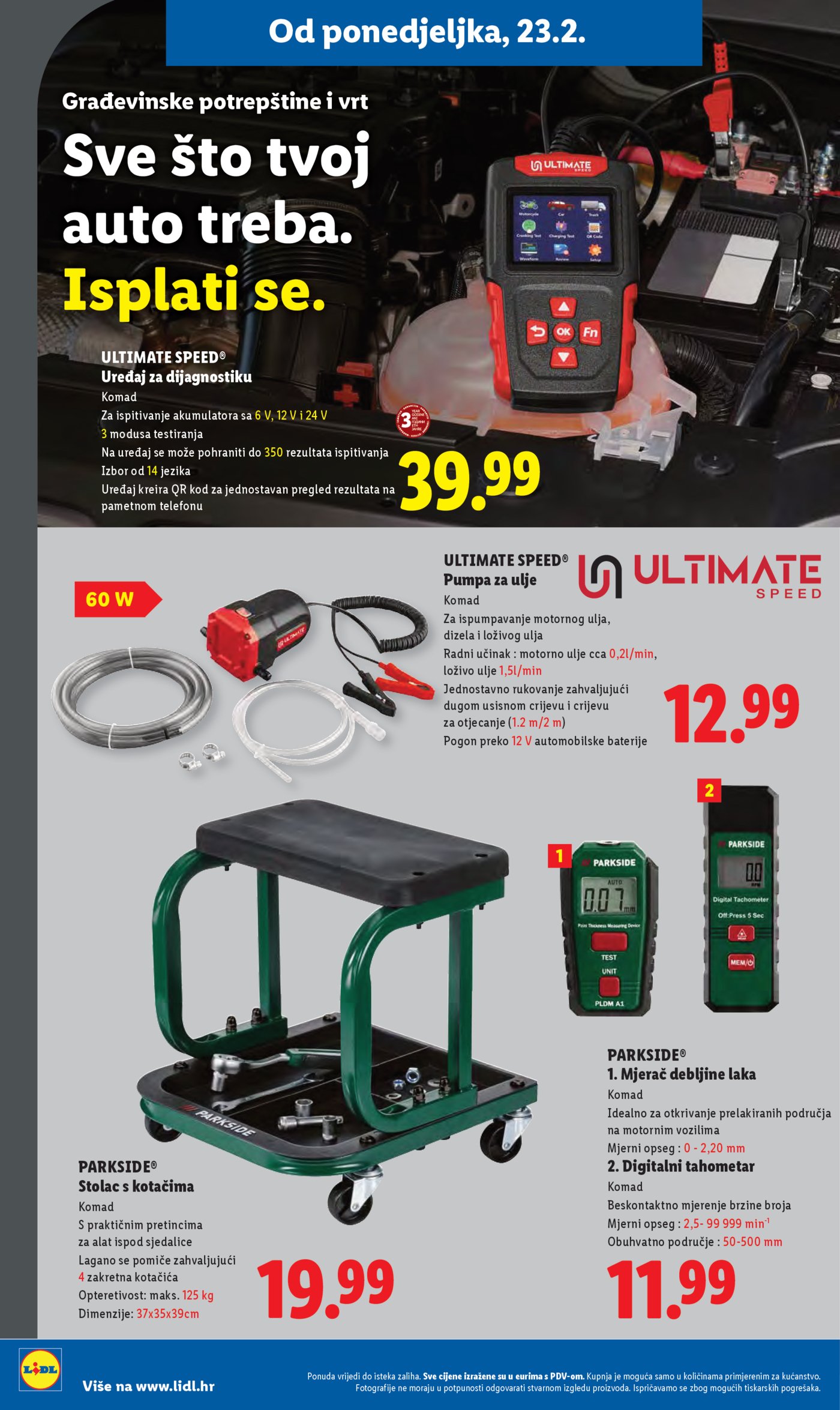 Lidl Super ponuda od ponedjeljka 23.02.-01.03.2026.