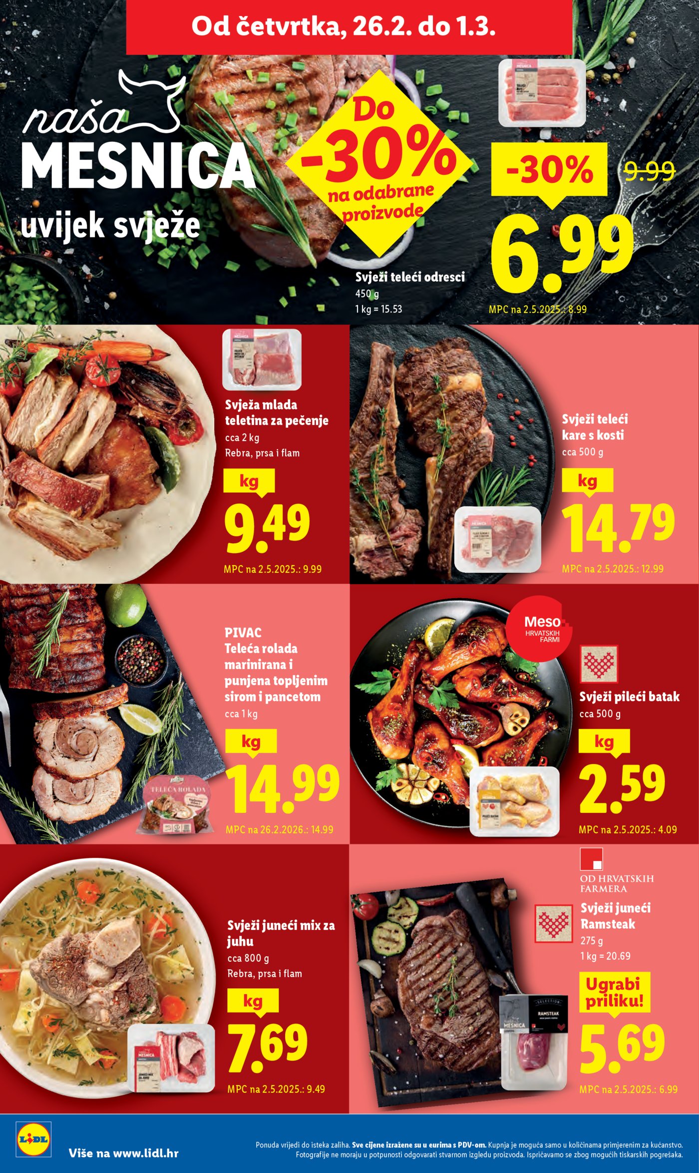 Lidl Super ponuda od ponedjeljka 23.02.-01.03.2026.