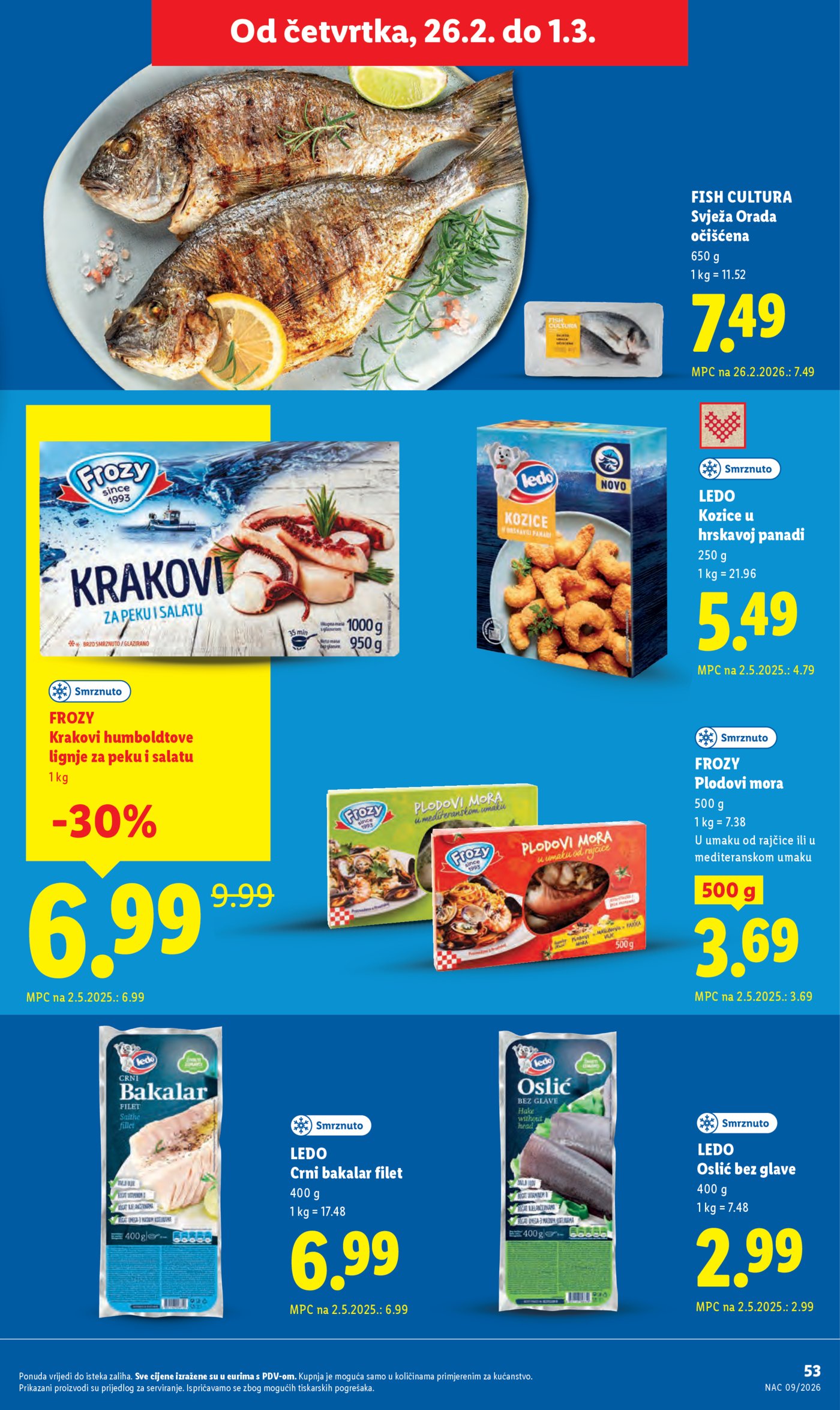Lidl Super ponuda od ponedjeljka 23.02.-01.03.2026.