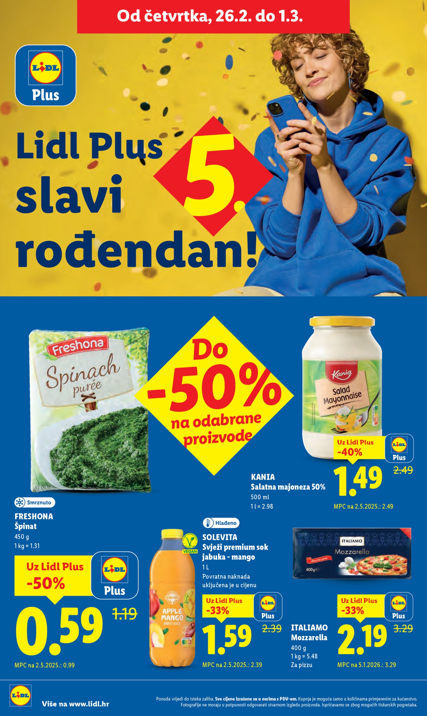 Lidl Super ponuda od ponedjeljka 23.02.-01.03.2026.