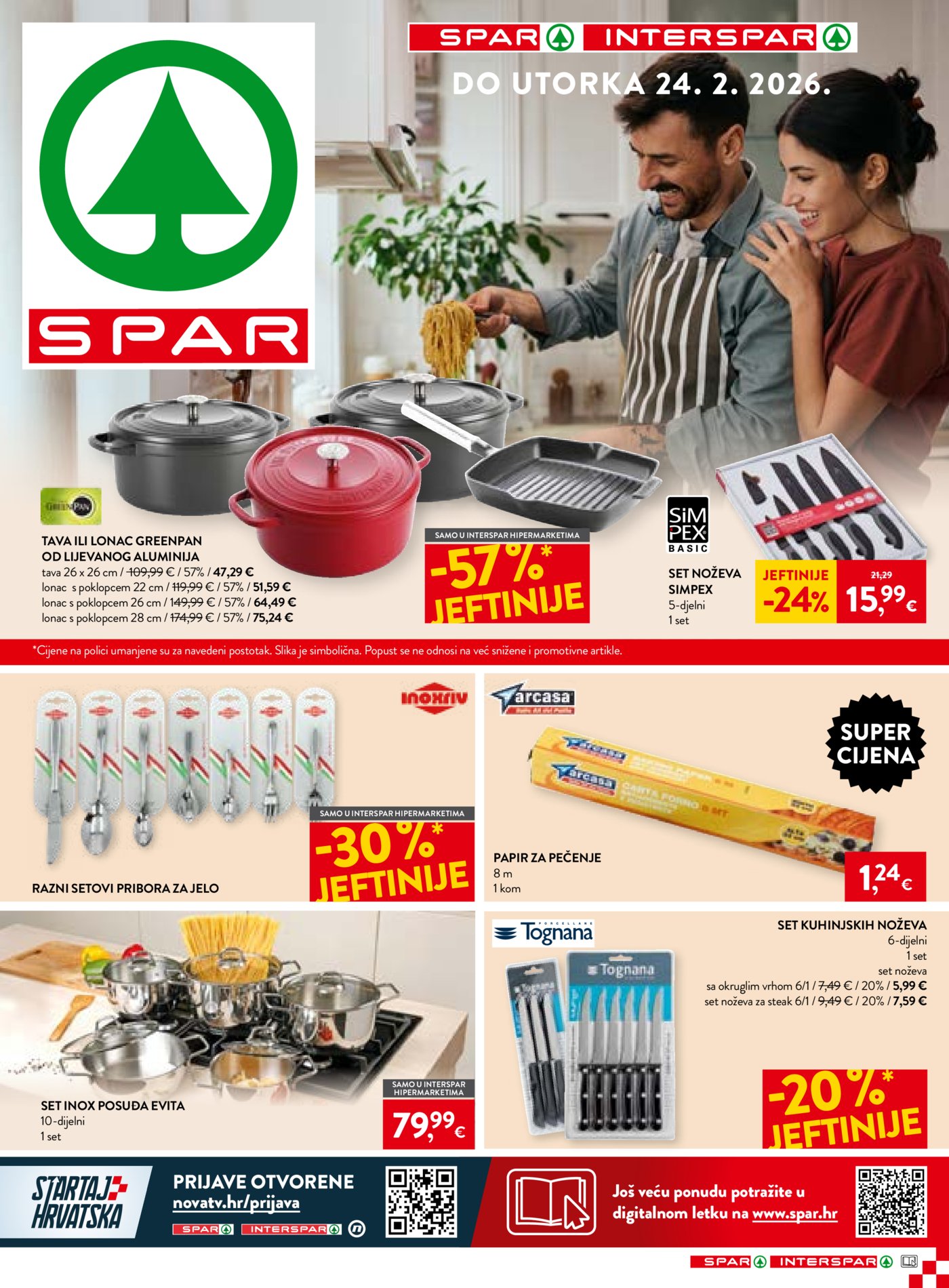 SPAR INTERSPAR katalog neprehrane Akcija 18.02.-24.02.2026.