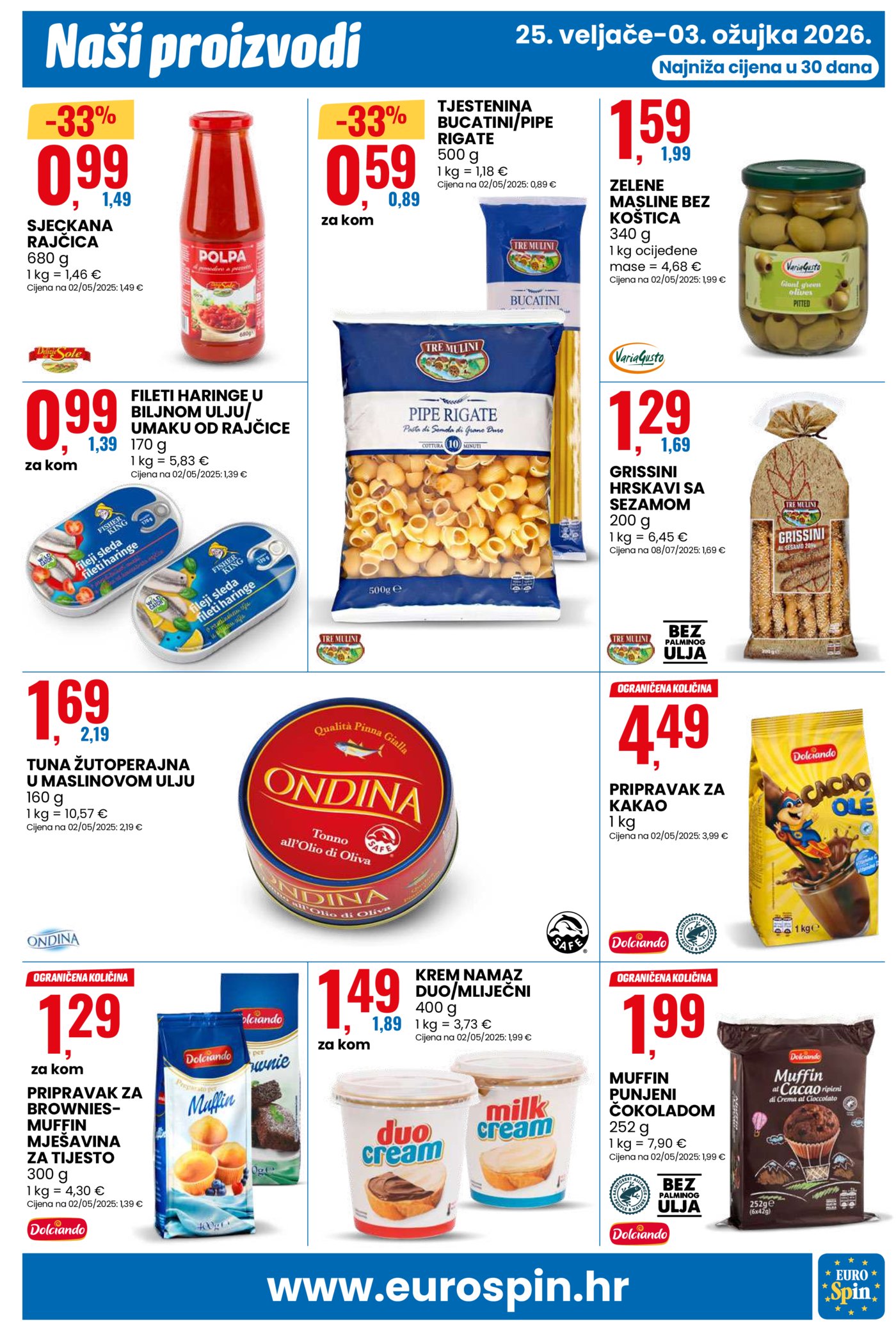 Eurospin katalog Pametna kupnja 25.02. - 03.03.2026.