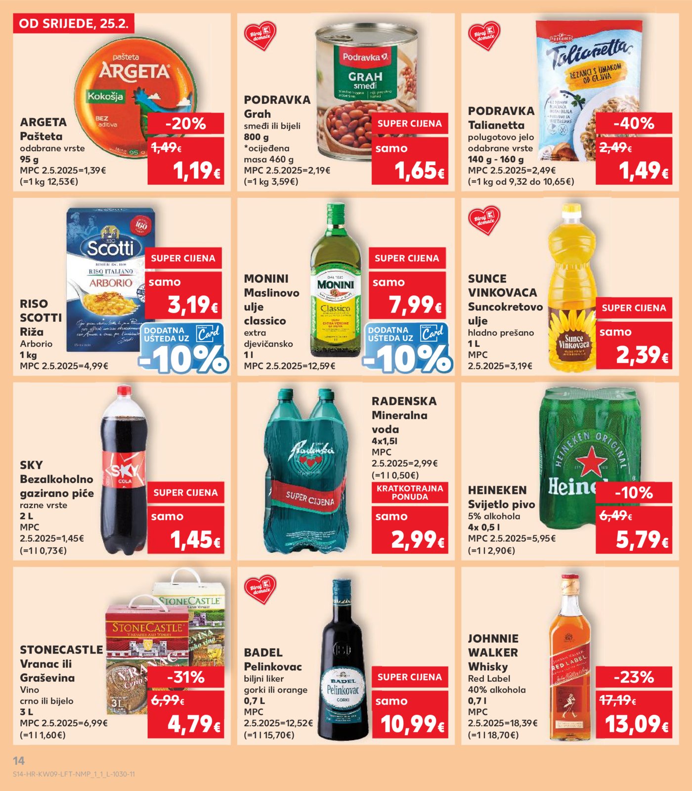 Kaufland katalog Akcija 25.02. - 03.03.2026. Odabrane poslovnice