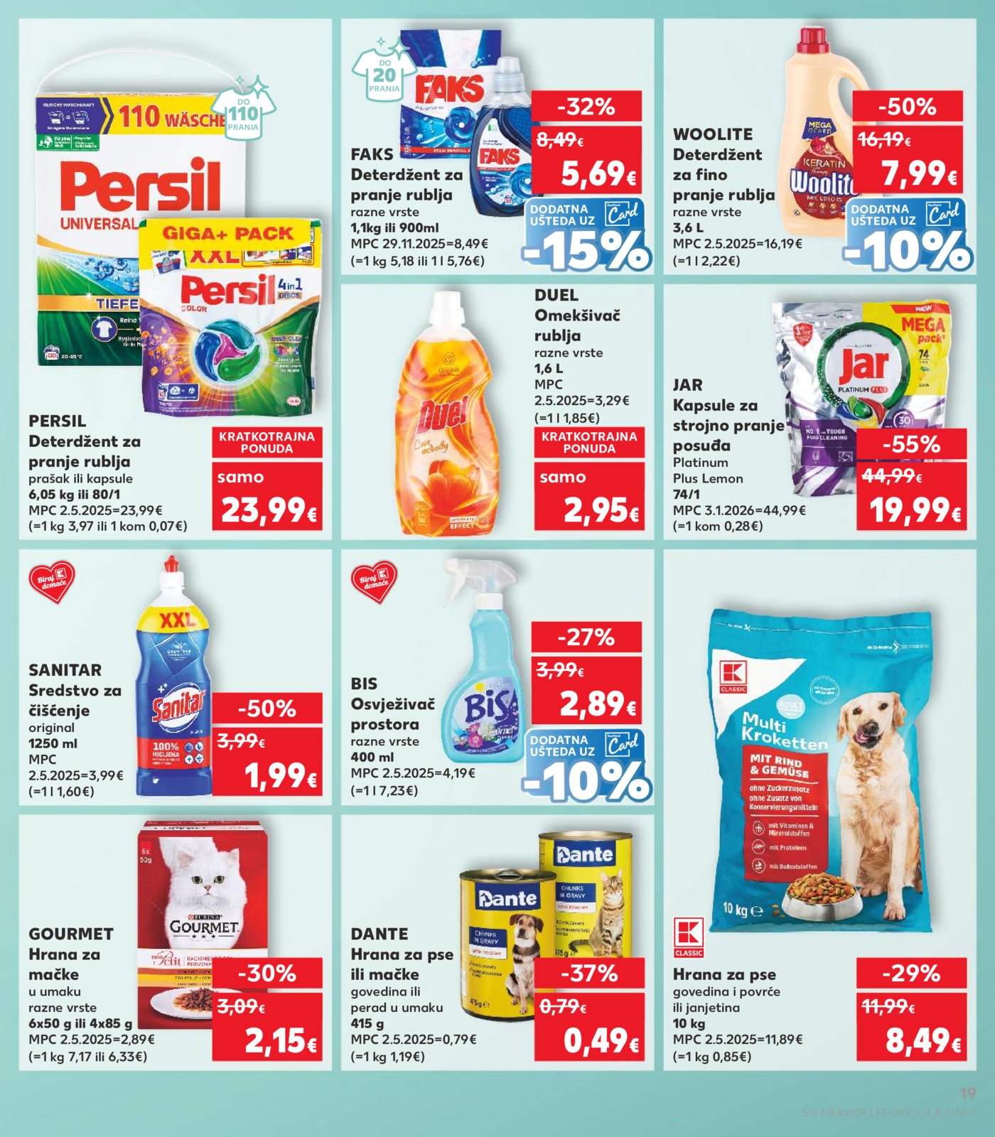 Kaufland katalog Akcija 25.02. - 03.03.2026. Odabrane poslovnice