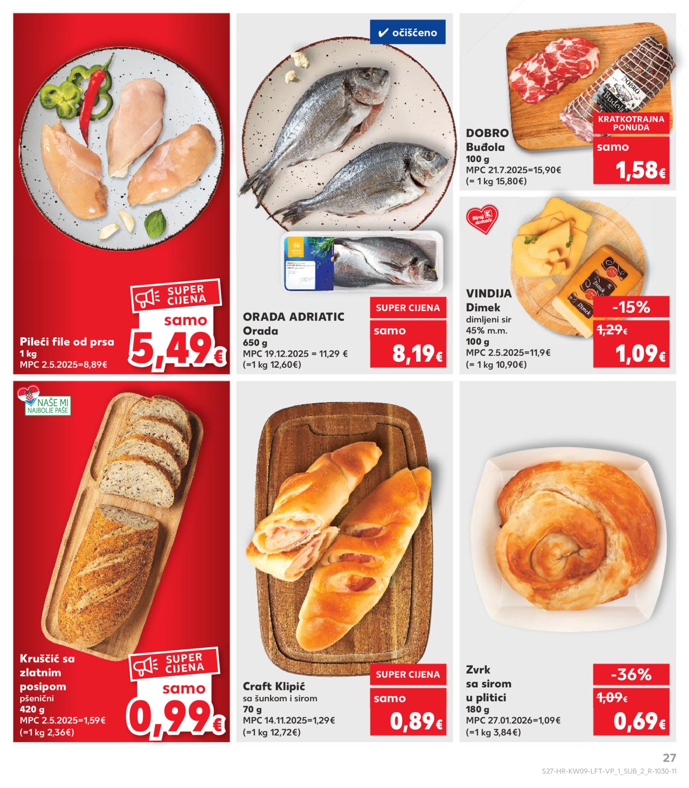 Kaufland katalog Akcija 25.02. - 03.03.2026. Odabrane poslovnice