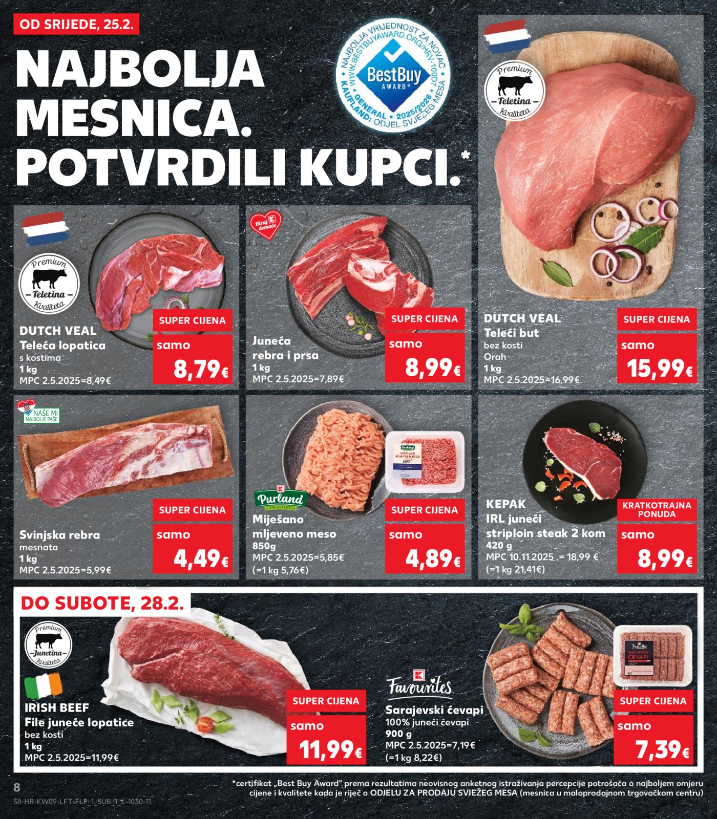 Kaufland katalog Akcija 25.02. - 03.03.2026. Odabrane poslovnice