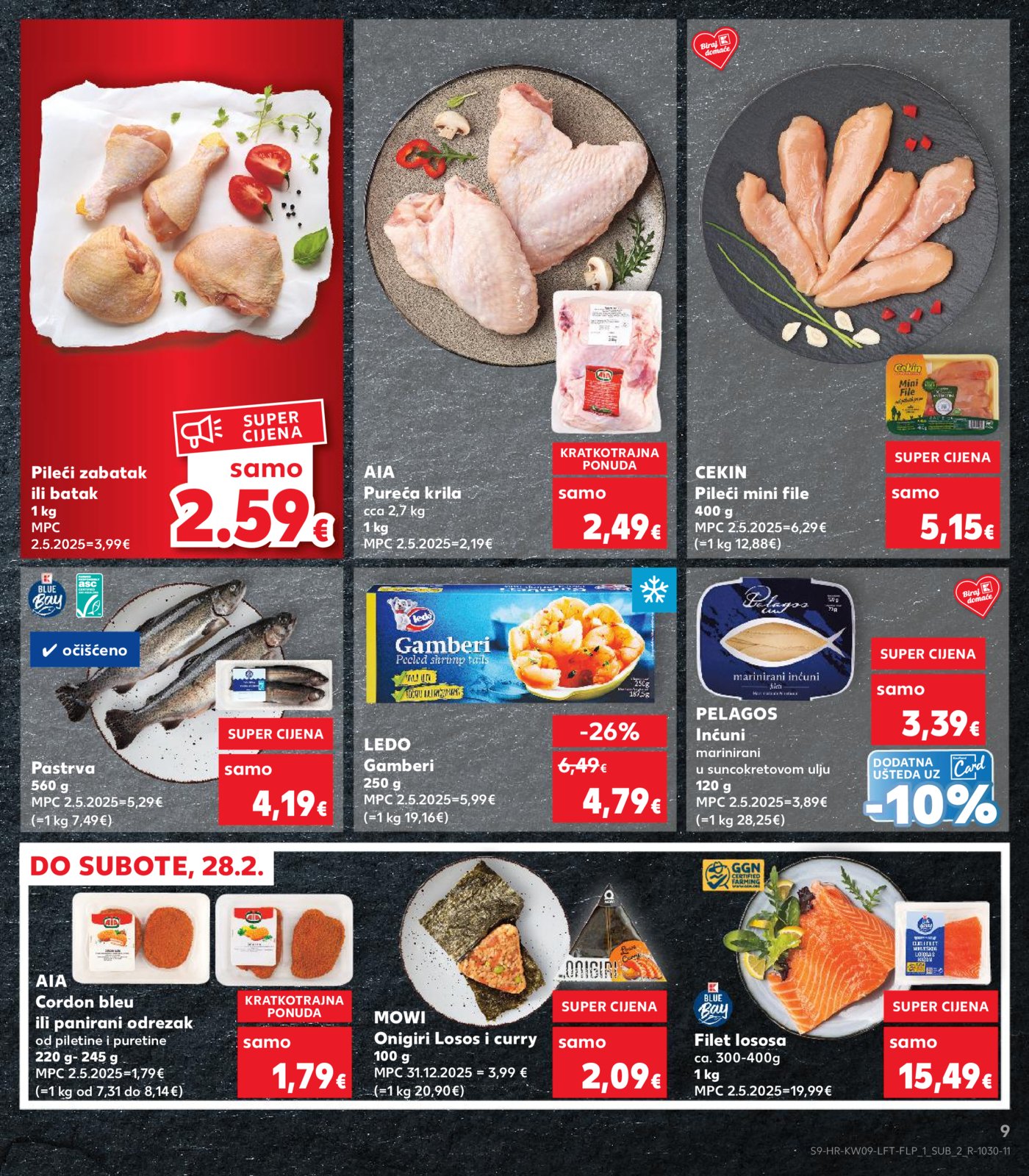 Kaufland katalog Akcija 25.02. - 03.03.2026. Odabrane poslovnice