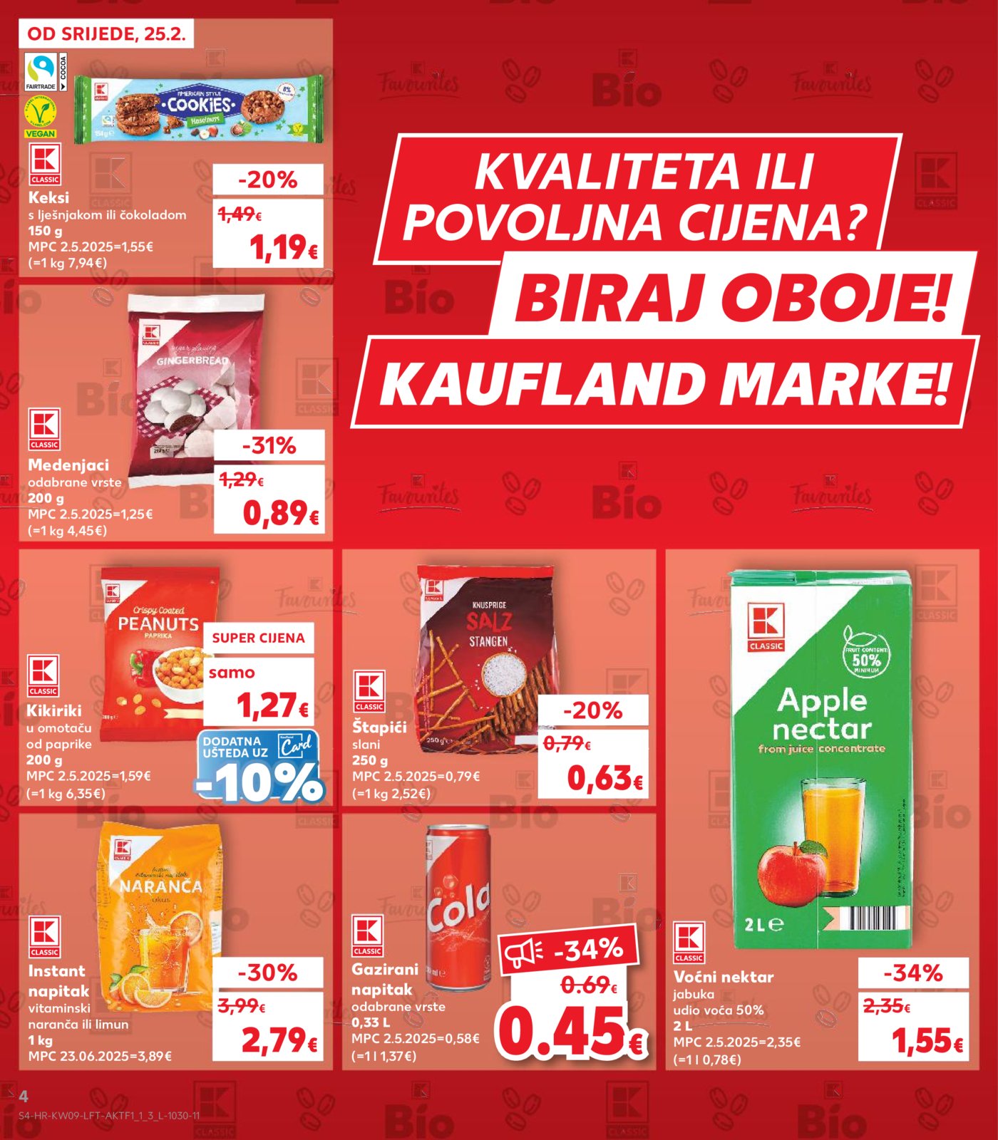 Kaufland katalog Akcija 25.02. - 03.03.2026. VG, Po, Ro, Vo, Vu, DS, Ma, Iv, Lu 