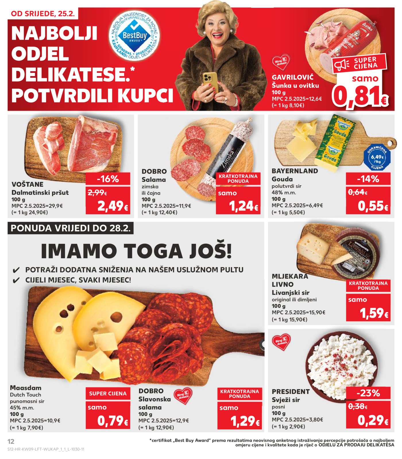 Kaufland katalog Akcija 25.02. - 03.03.2026. VG, Po, Ro, Vo, Vu, DS, Ma, Iv, Lu 