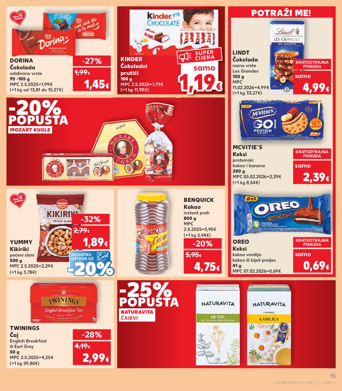 Kaufland katalog Akcija 25.02. - 03.03.2026. VG, Po, Ro, Vo, Vu, DS, Ma, Iv, Lu 