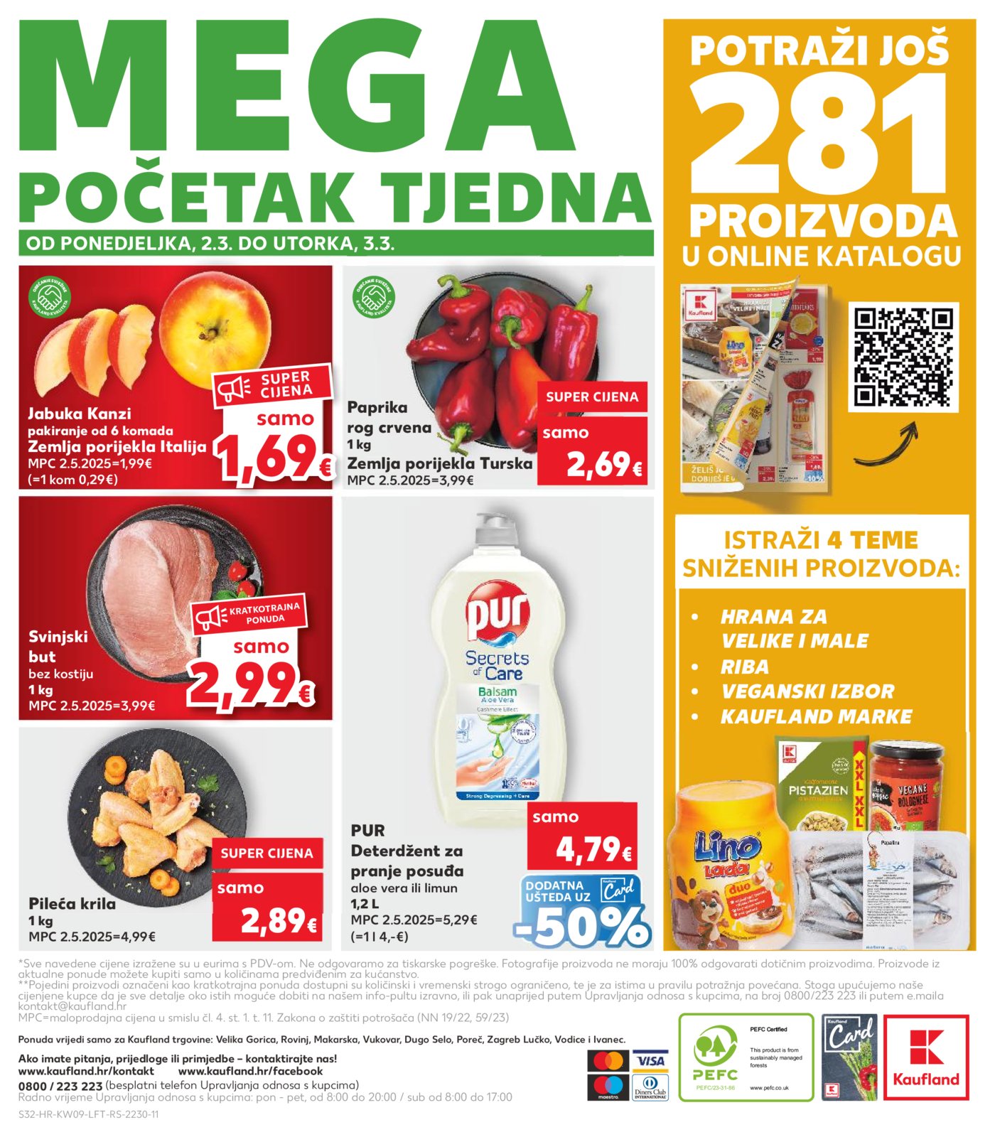 Kaufland katalog Akcija 25.02. - 03.03.2026. VG, Po, Ro, Vo, Vu, DS, Ma, Iv, Lu 