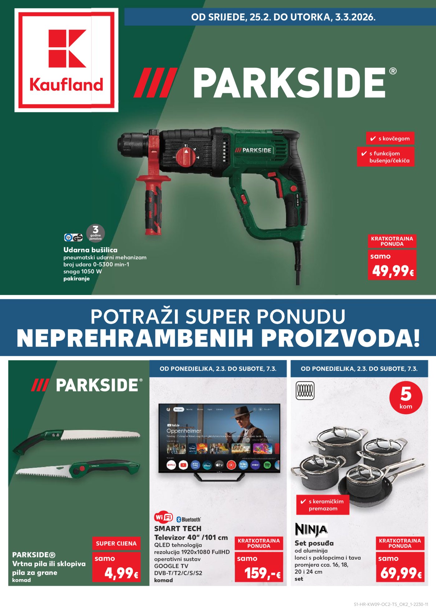 Kaufland katalog Neprehrambenih proizvoda 25.02. - 03.03.2026. VG, Po, Ro, Vo, Vu, DS, Ma, Iv, Lu