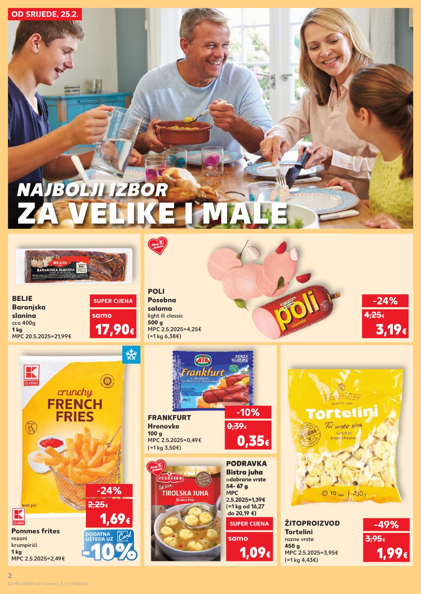 Kaufland katalog Robne Marke 25.02. - 03.03.2026. Odabrane poslovnice