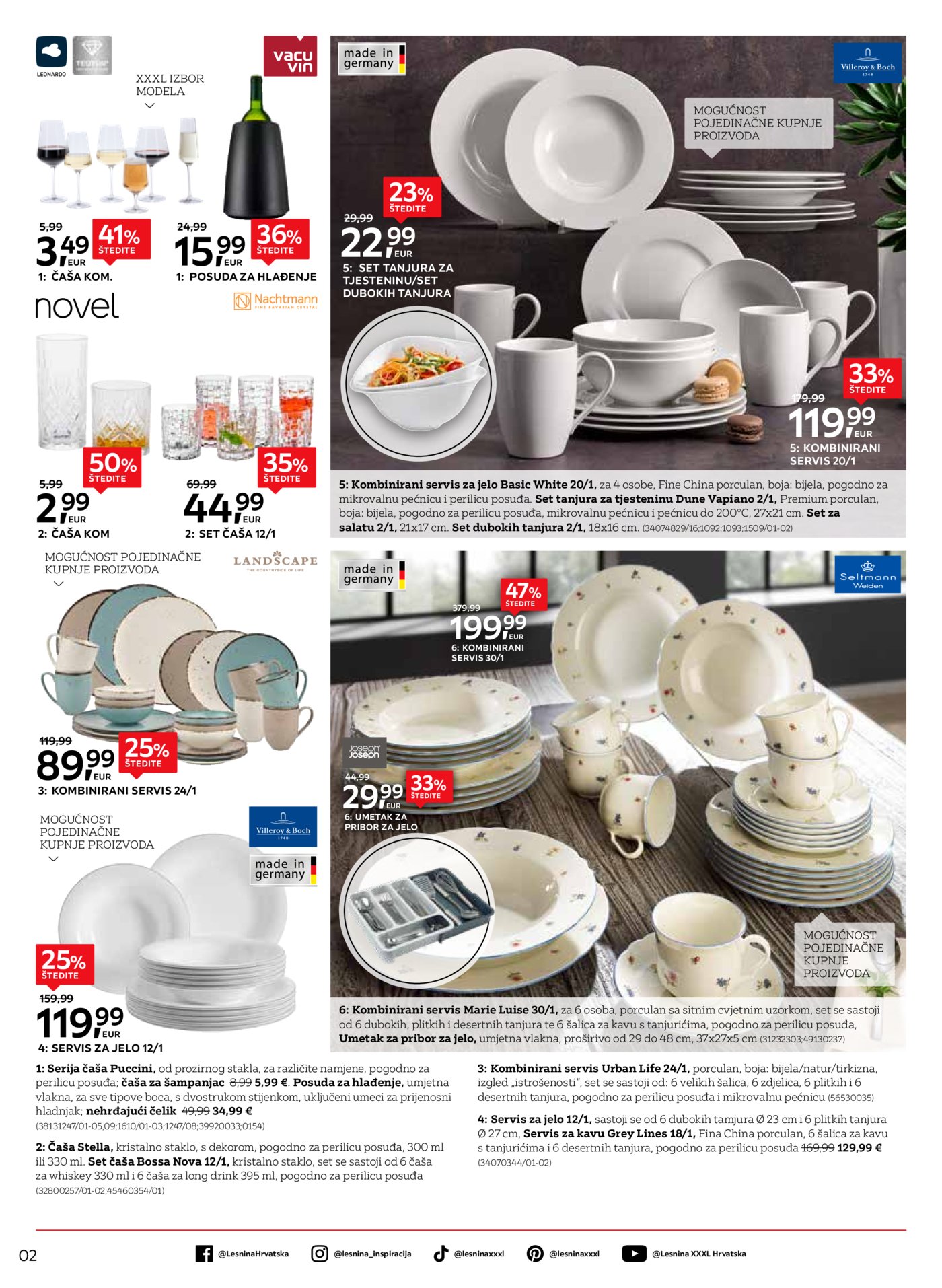 Lesnina Elegancija i serviranje 24.02.-26.03.2026.