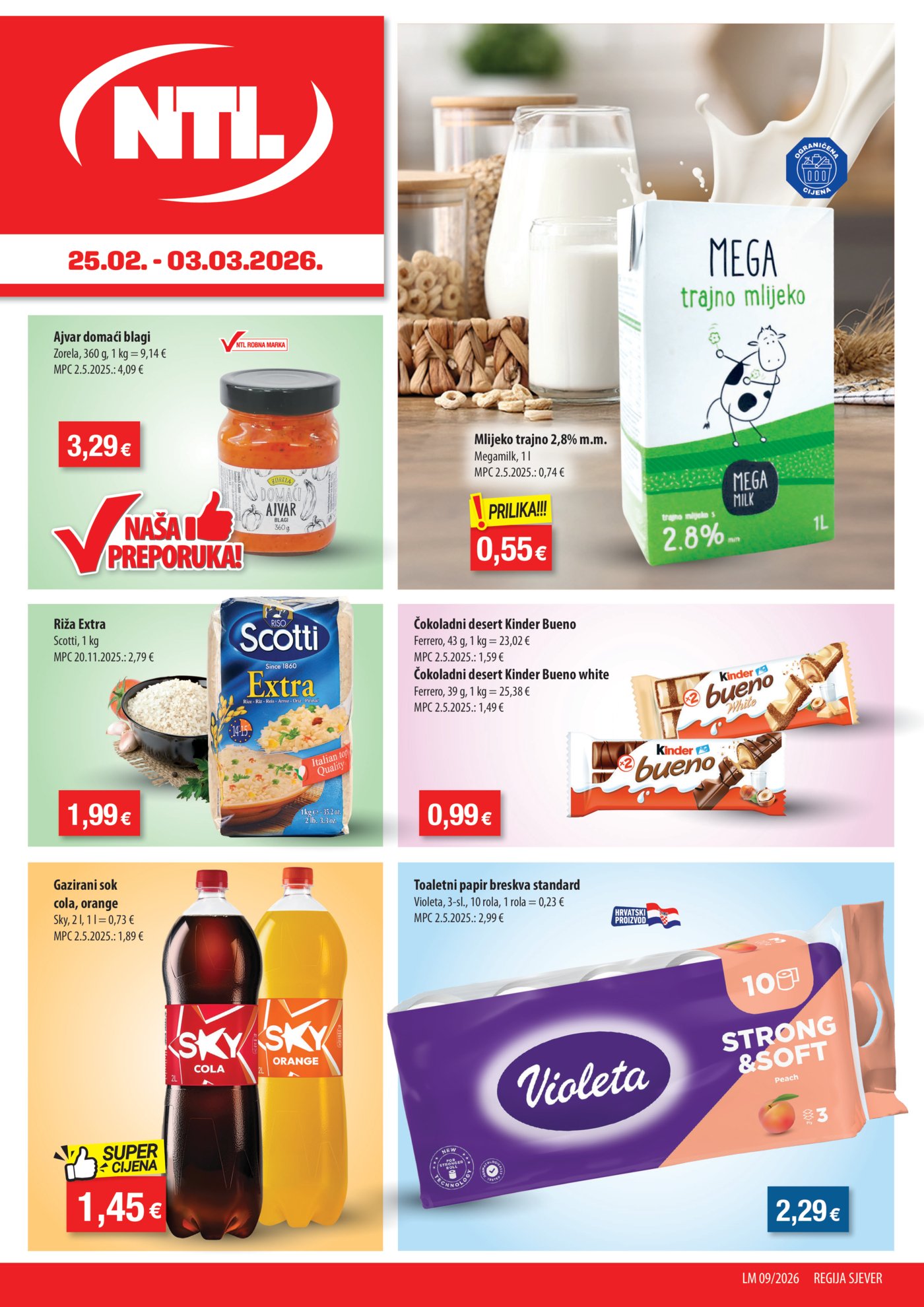 NTL katalog Akcija 25.02.-3.03.2026. SJEVER