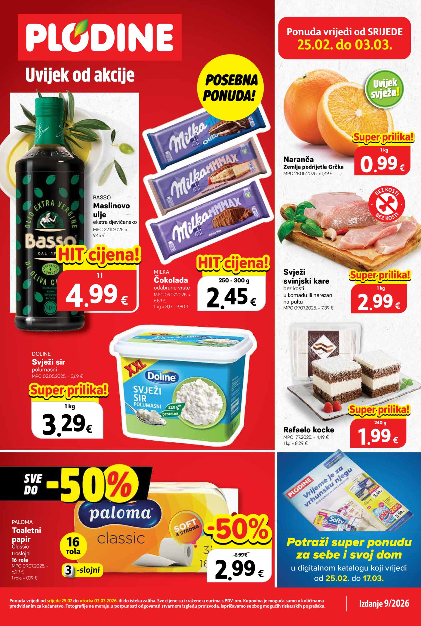 Plodine katalog Akcija 25.02.-03.03.2026.