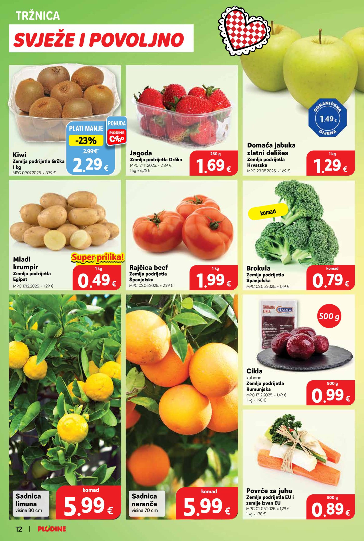 Plodine katalog Akcija 25.02.-03.03.2026.