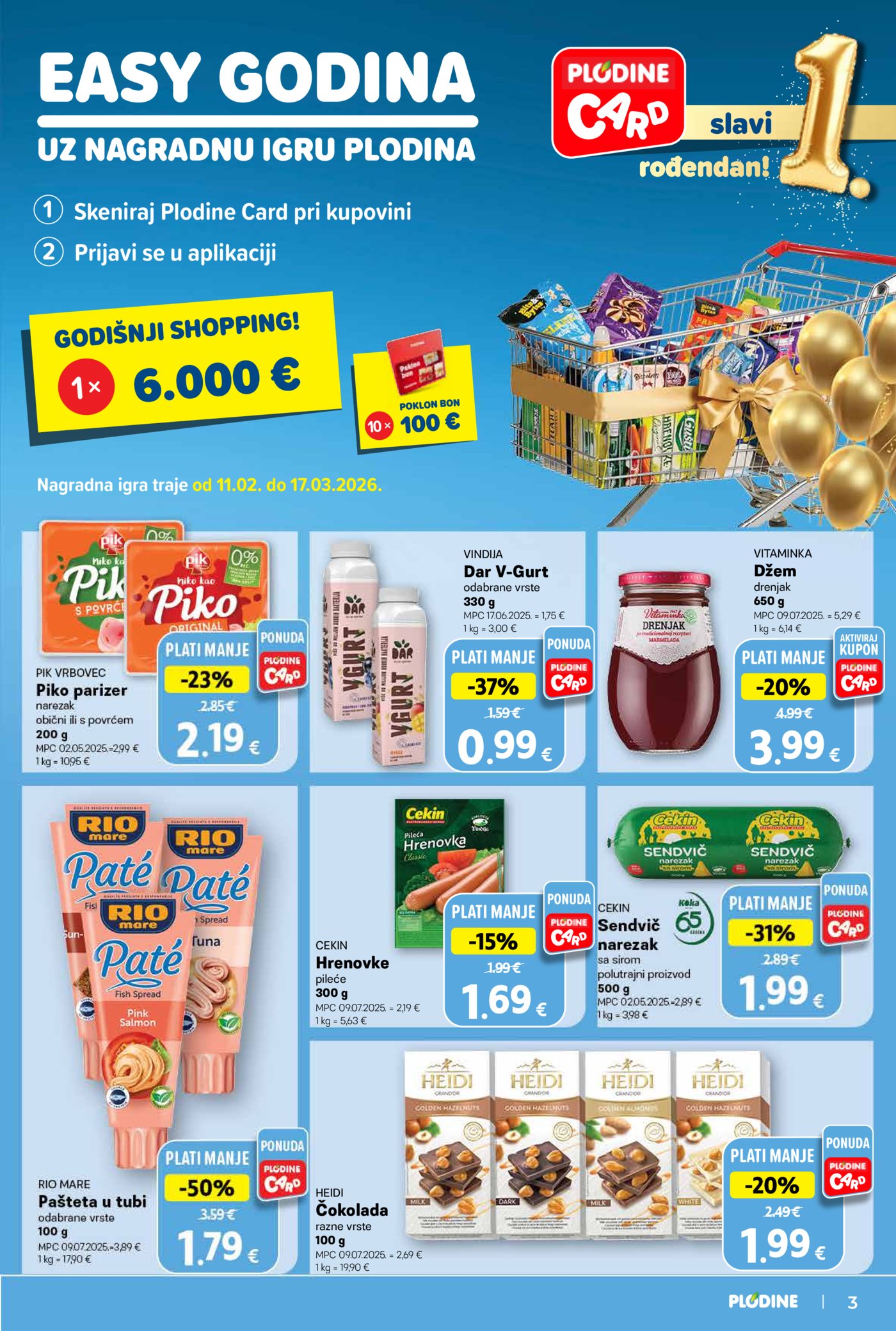 Plodine katalog Akcija 25.02.-03.03.2026.