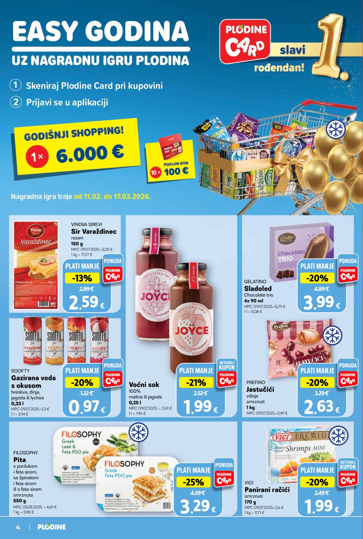Plodine katalog Akcija 25.02.-03.03.2026.