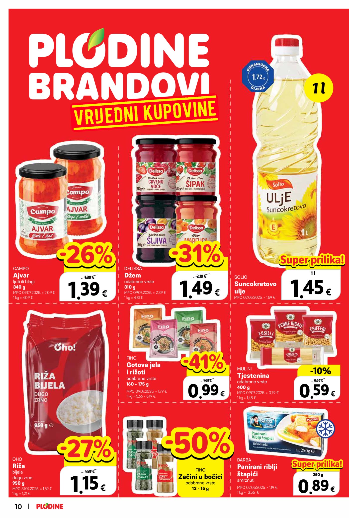 Plodine katalog Akcija 25.02.-03.03.2026.