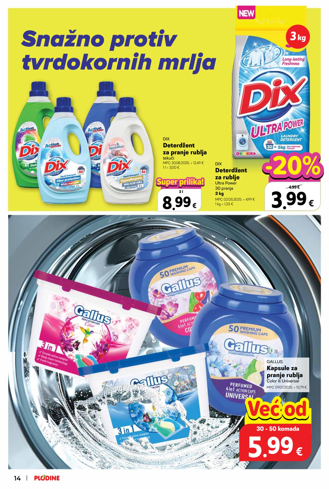 Plodine Vrhunska njega 25.02.-03.03.2026.