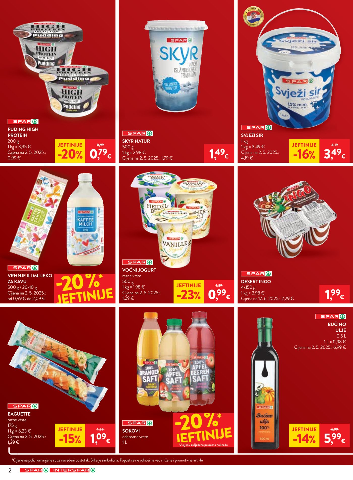 SPAR INTERSPAR katalog Akcija 25.02.-10.03.2026.