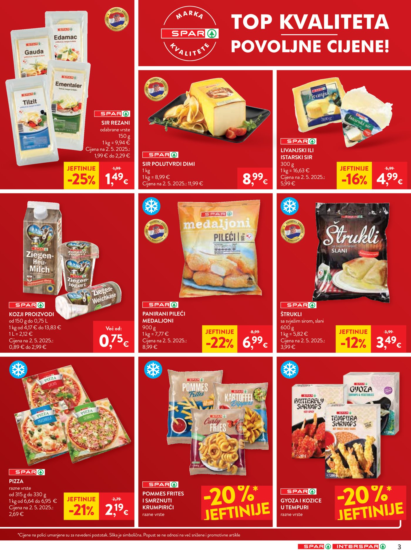 SPAR INTERSPAR katalog Akcija 25.02.-10.03.2026.