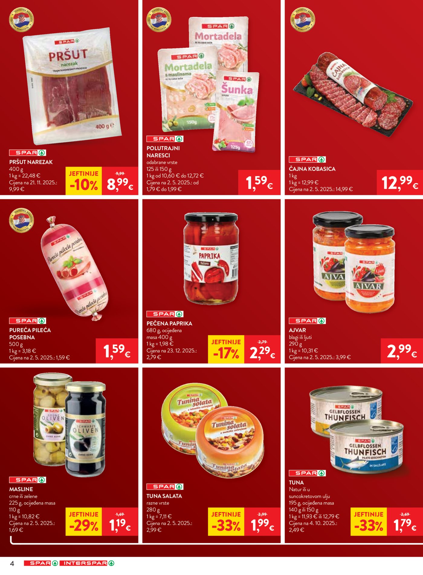 SPAR INTERSPAR katalog Akcija 25.02.-10.03.2026.