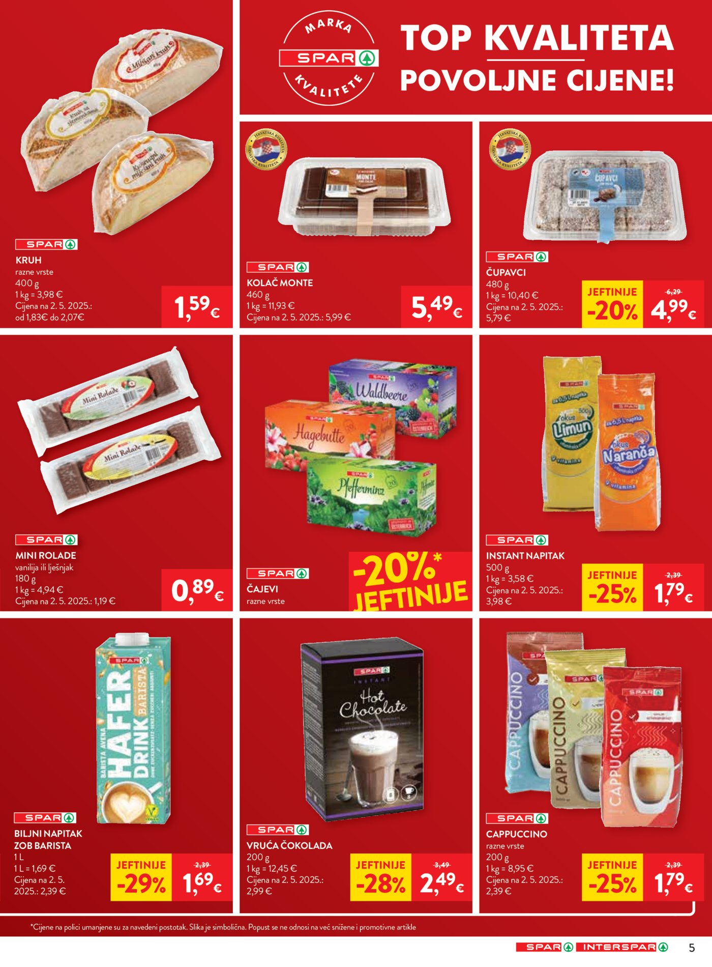 SPAR INTERSPAR katalog Akcija 25.02.-10.03.2026.