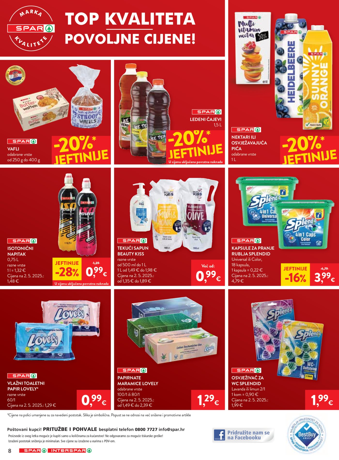 SPAR INTERSPAR katalog Akcija 25.02.-10.03.2026.