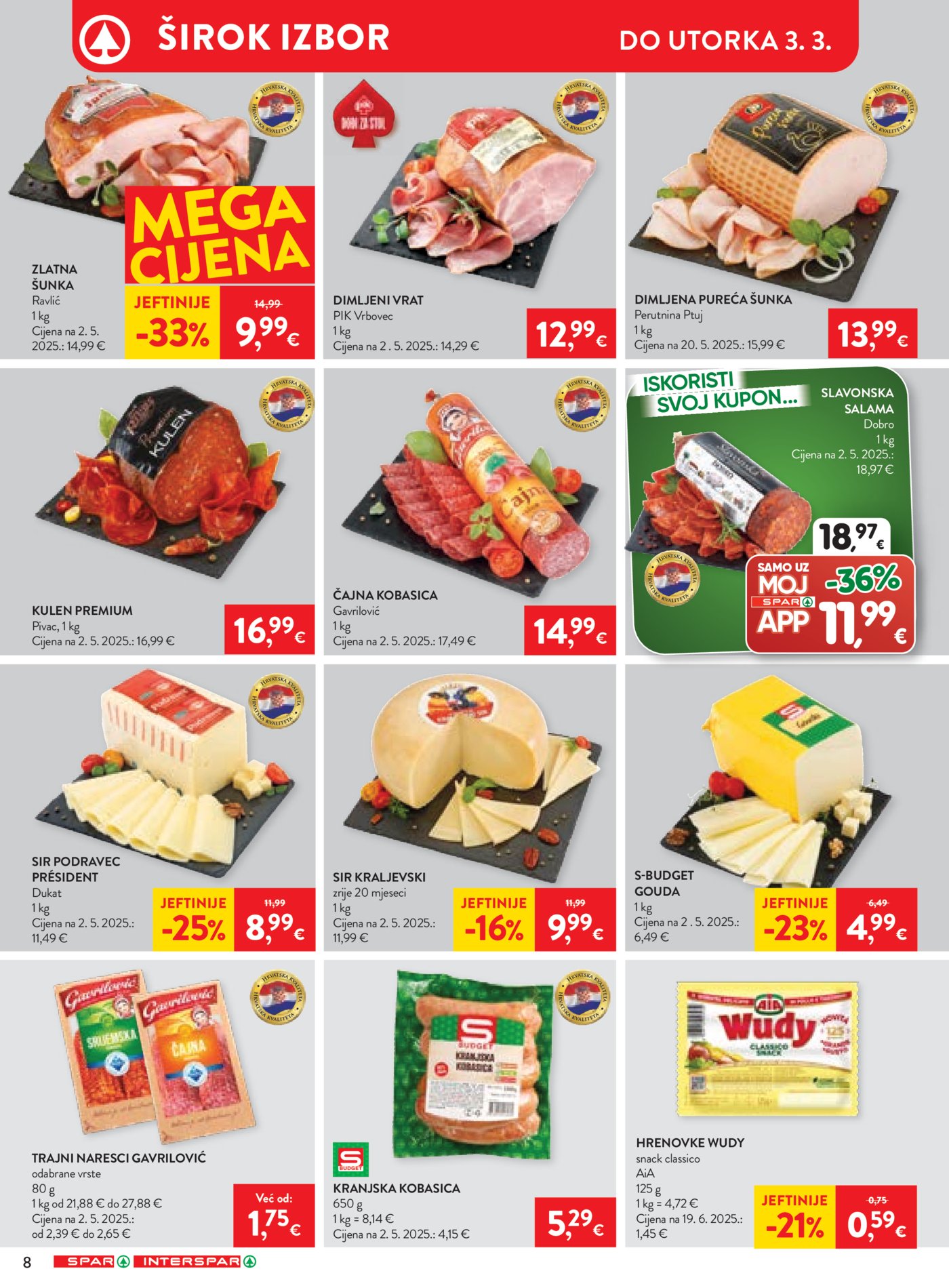 SPAR/INTERSPAR katalog Akcija 25.02.-10.03.2026.